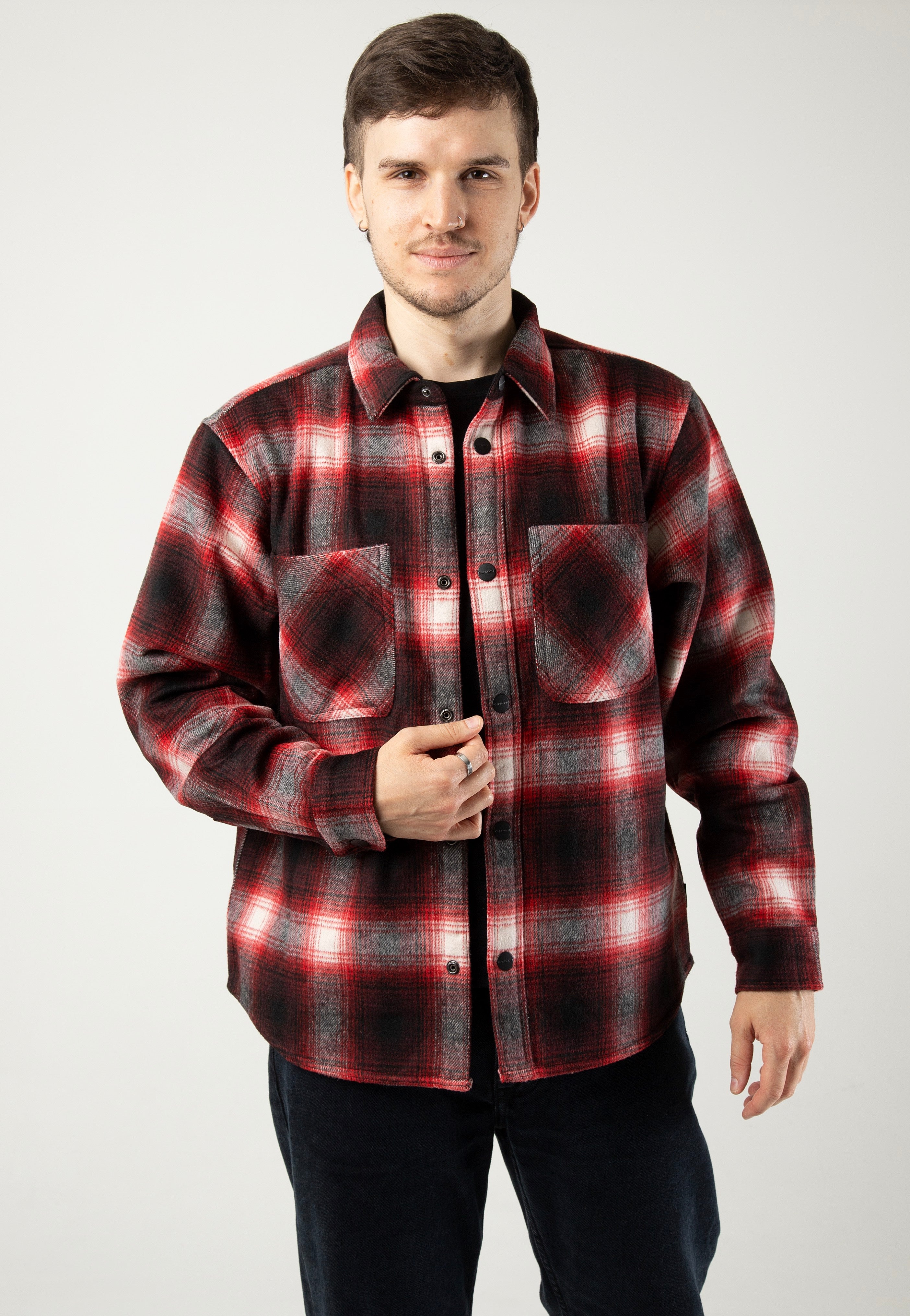 Carhartt WIP - Moreau Moreau Check/ Cherry - Jacket | Men-Image