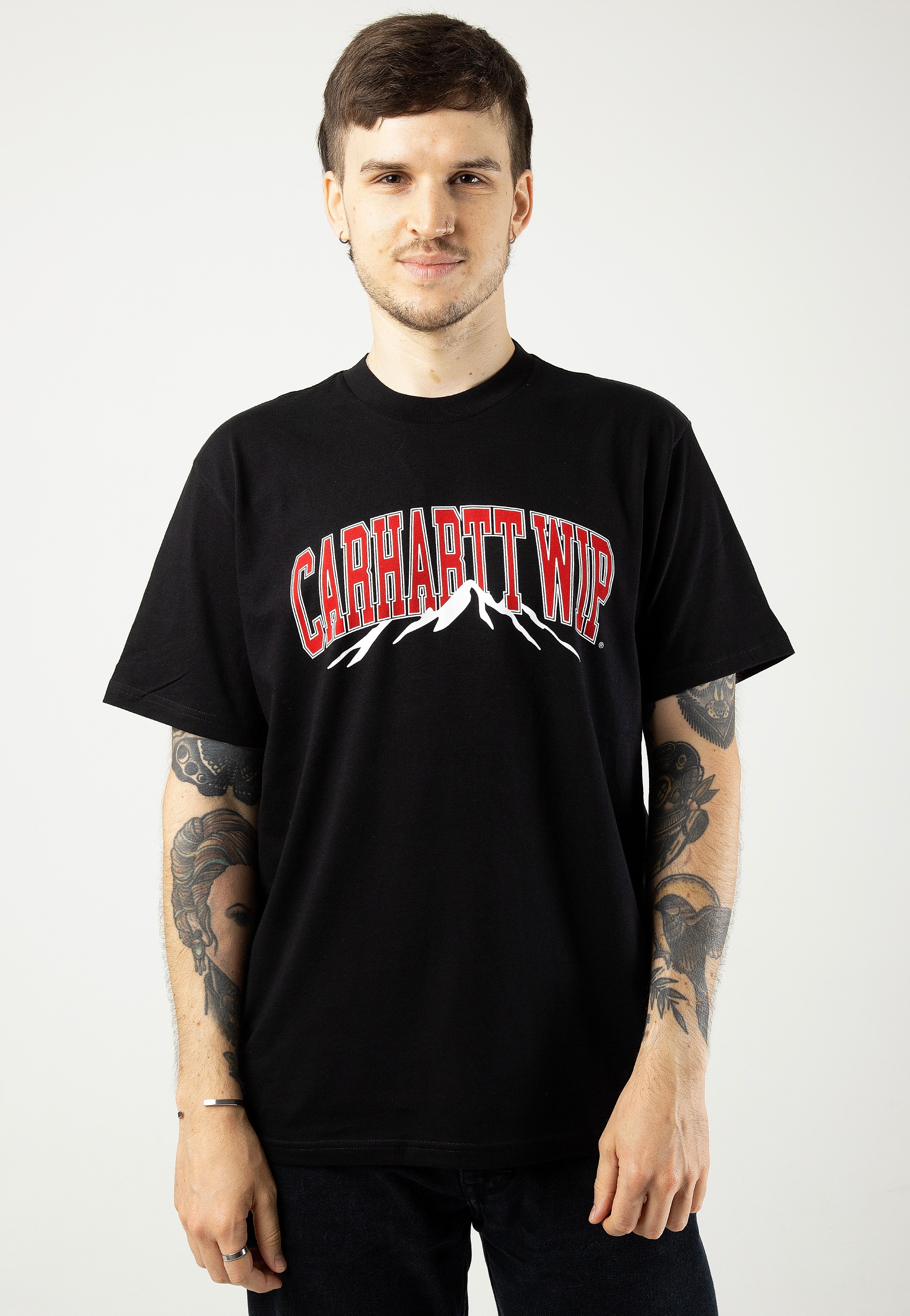 Carhartt WIP - Mountain Collegs Black - T-Shirt | Men-Image