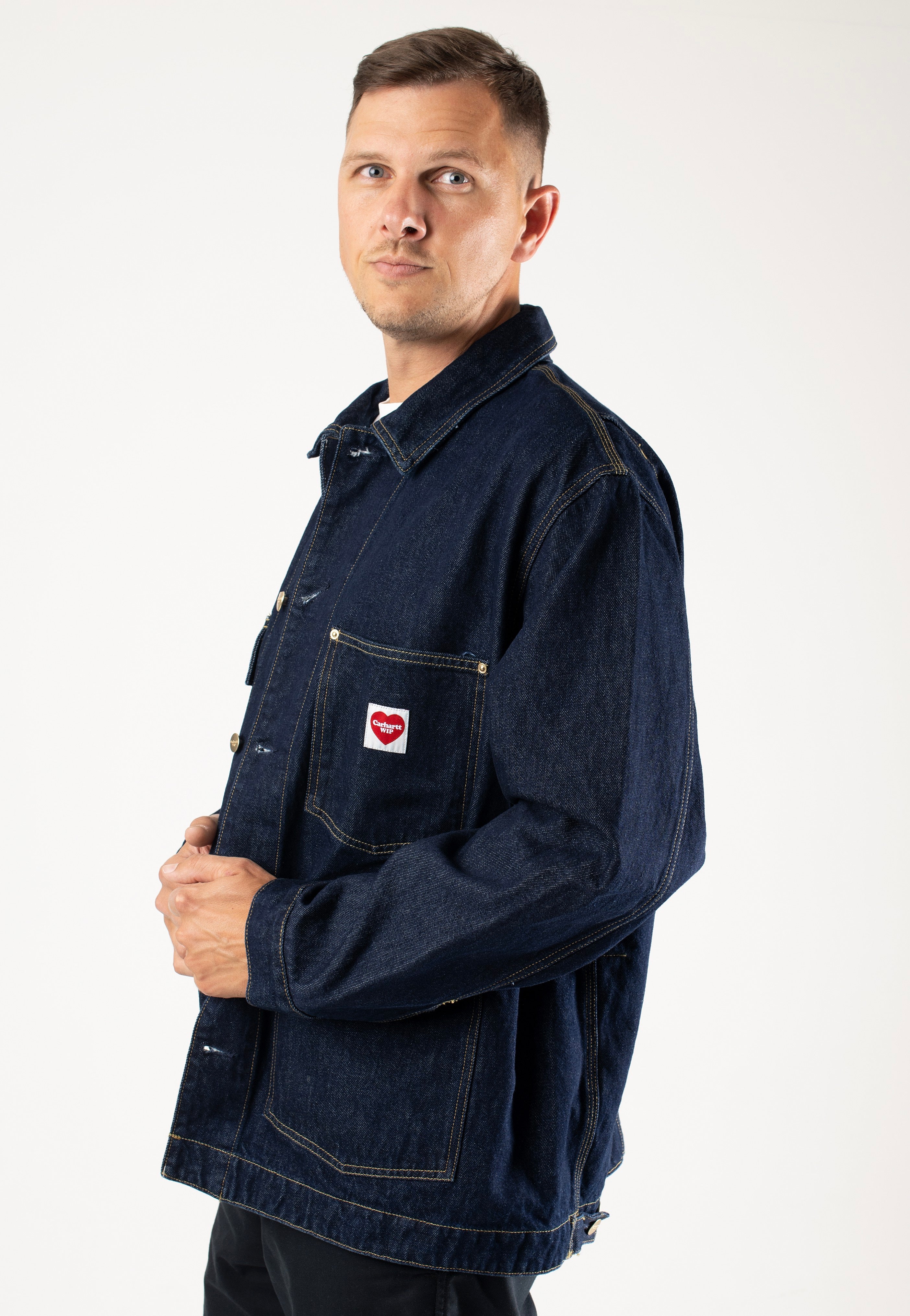 Carhartt WIP - Nash Rinsed Blue - Jacket | Men-Image