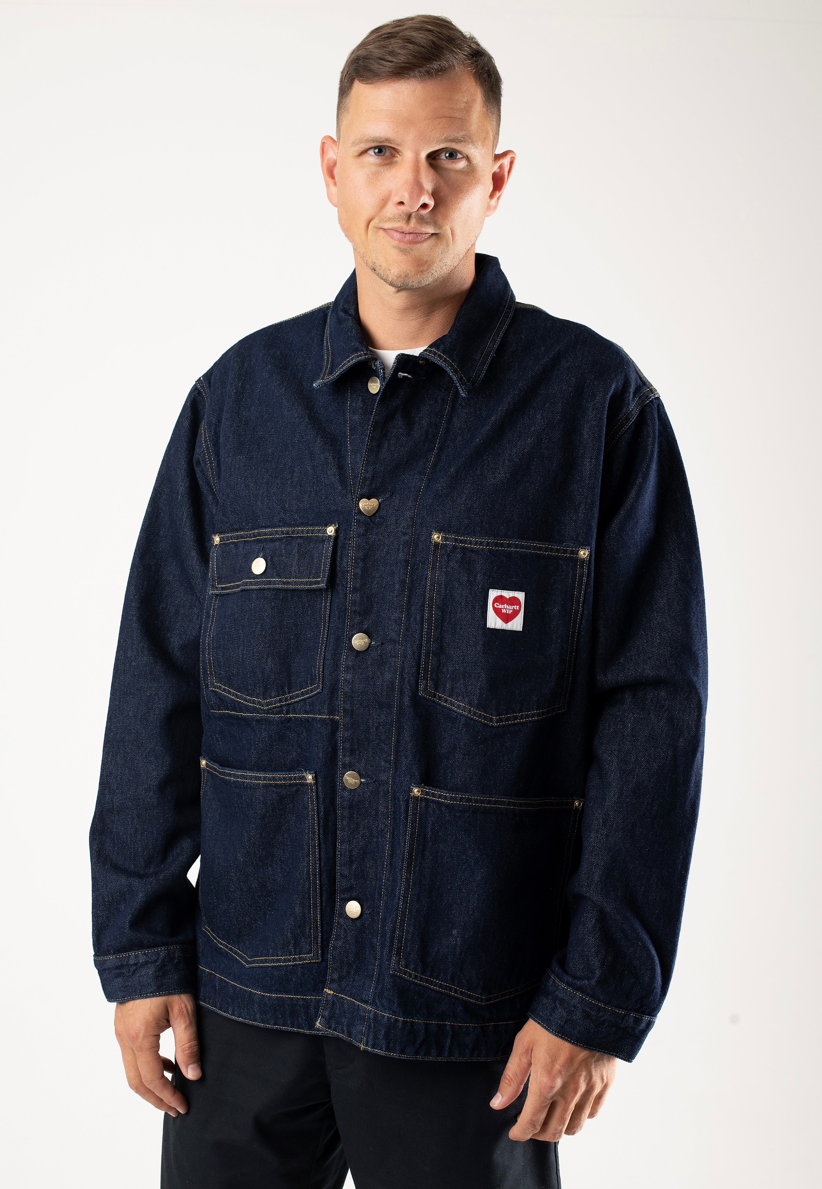 Carhartt WIP - Nash Rinsed Blue - Jacket | Men-Image