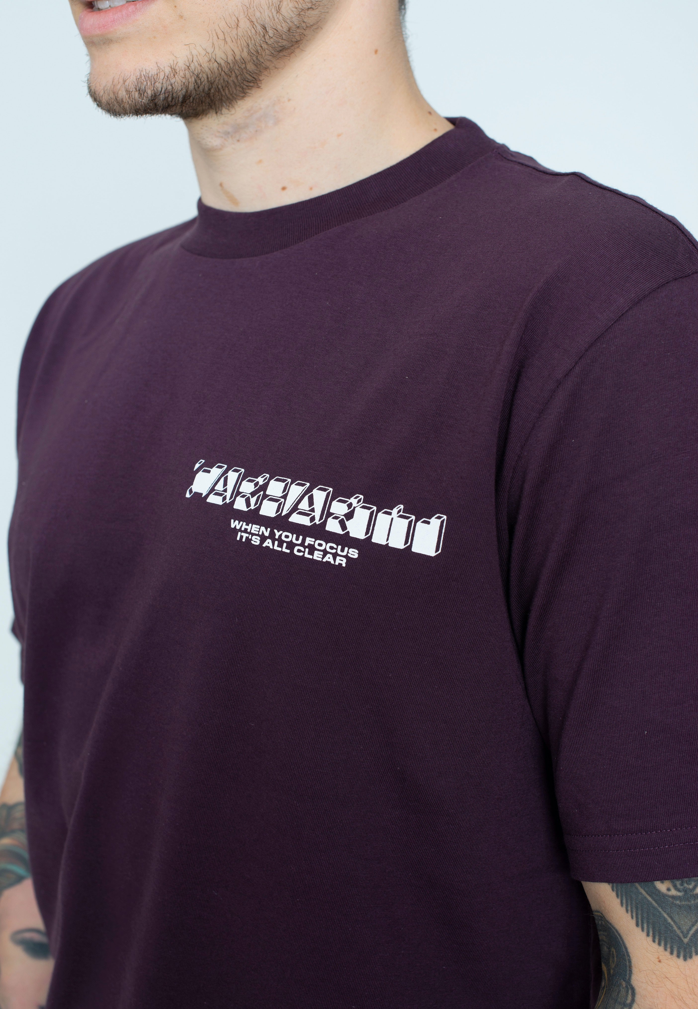 Carhartt WIP - Natural Surveillance Dark Plum - T-Shirt | Men-Image