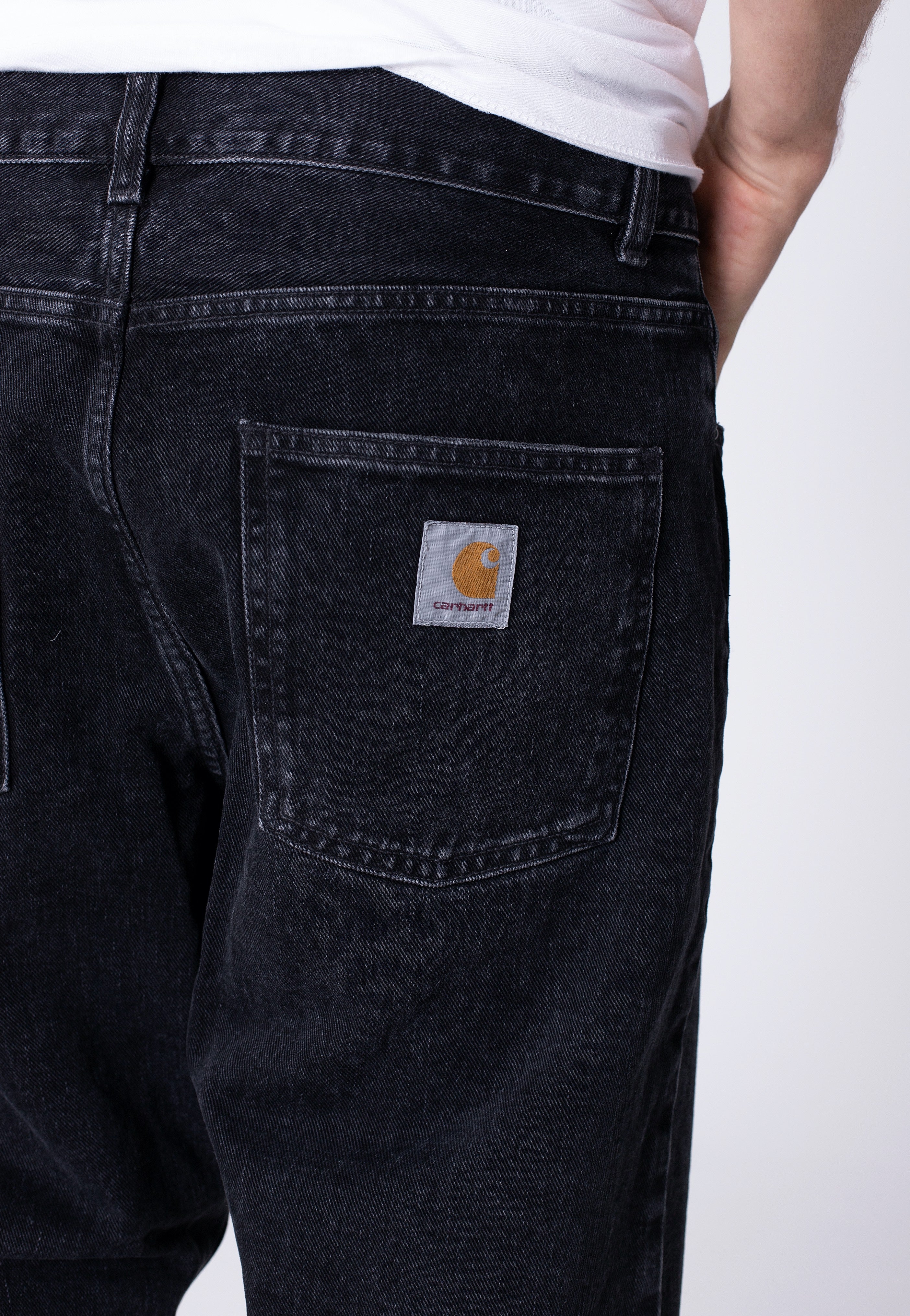 Carhartt WIP - Newel Black Stone Washed - Jeans | Men-Image