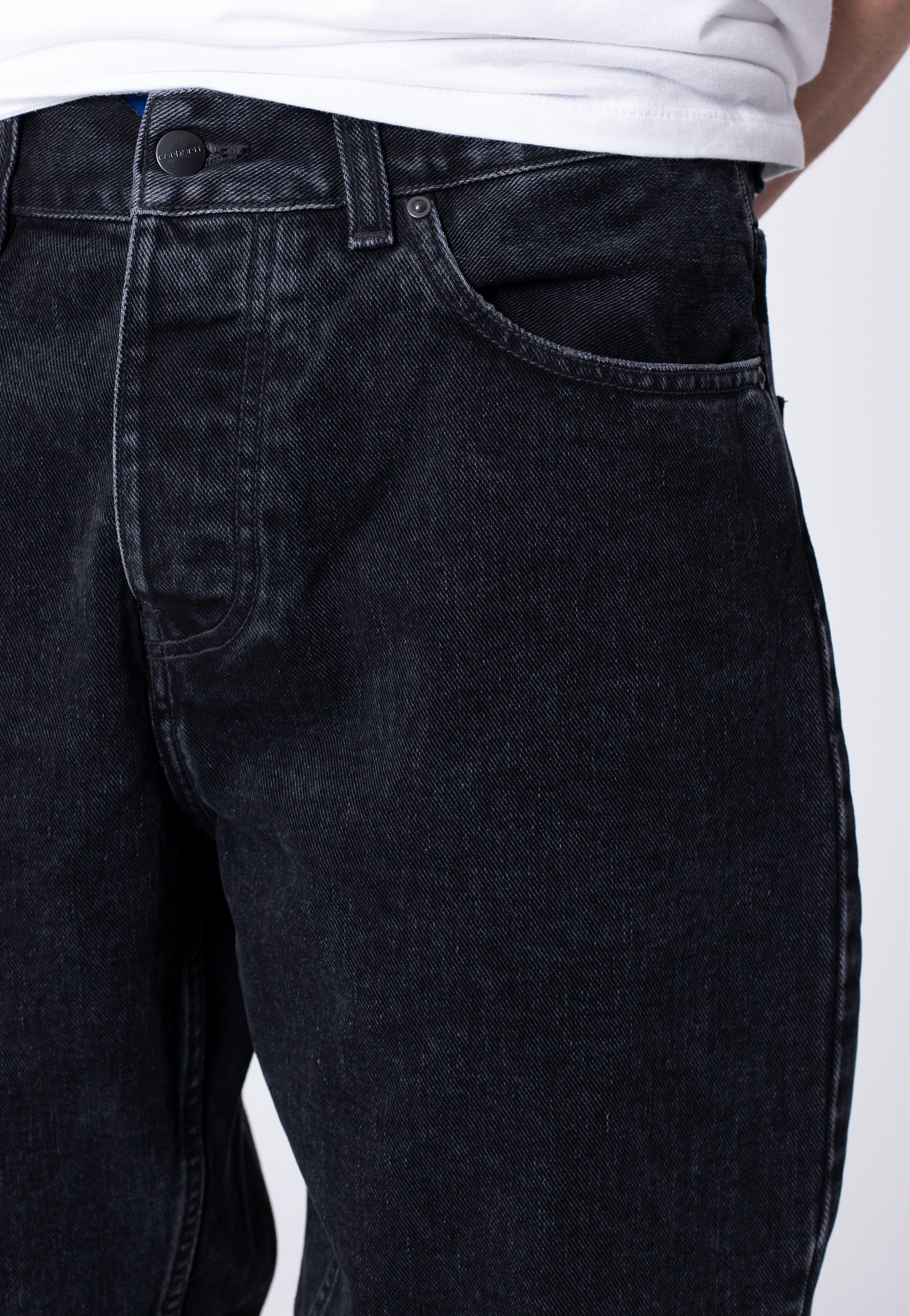 Carhartt WIP - Newel Black Stone Washed - Jeans | Men-Image