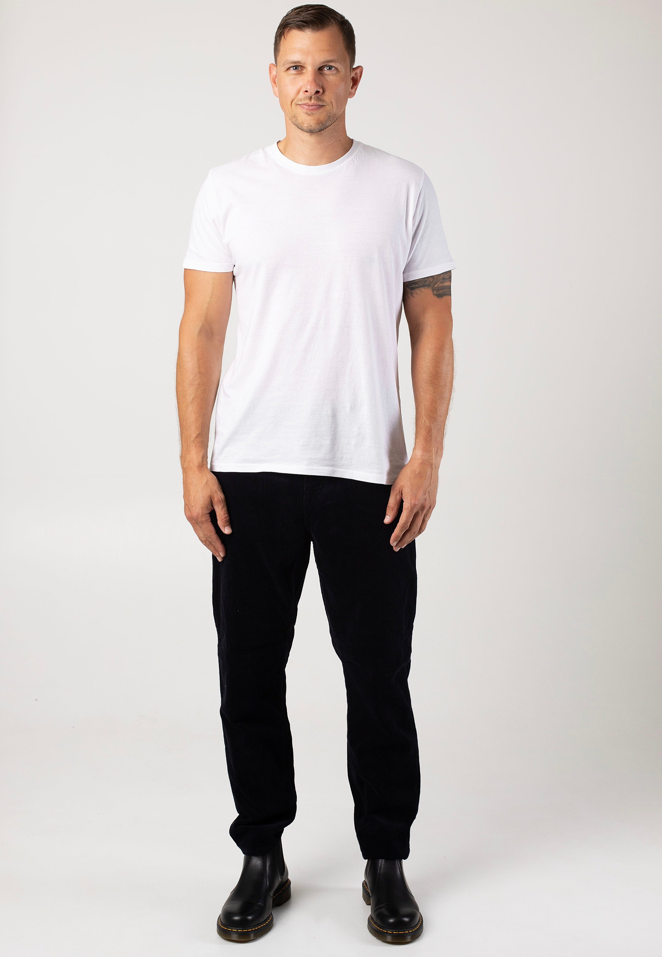 Carhartt WIP - Newel Rinsed Dark Navy - Pants | Men-Image