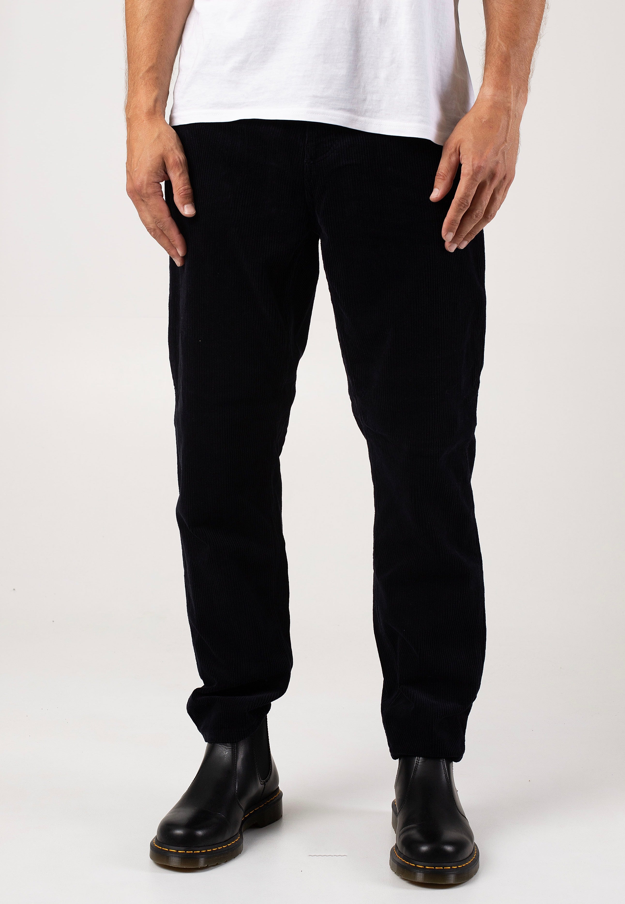 Carhartt WIP - Newel Rinsed Dark Navy - Pants | Men-Image