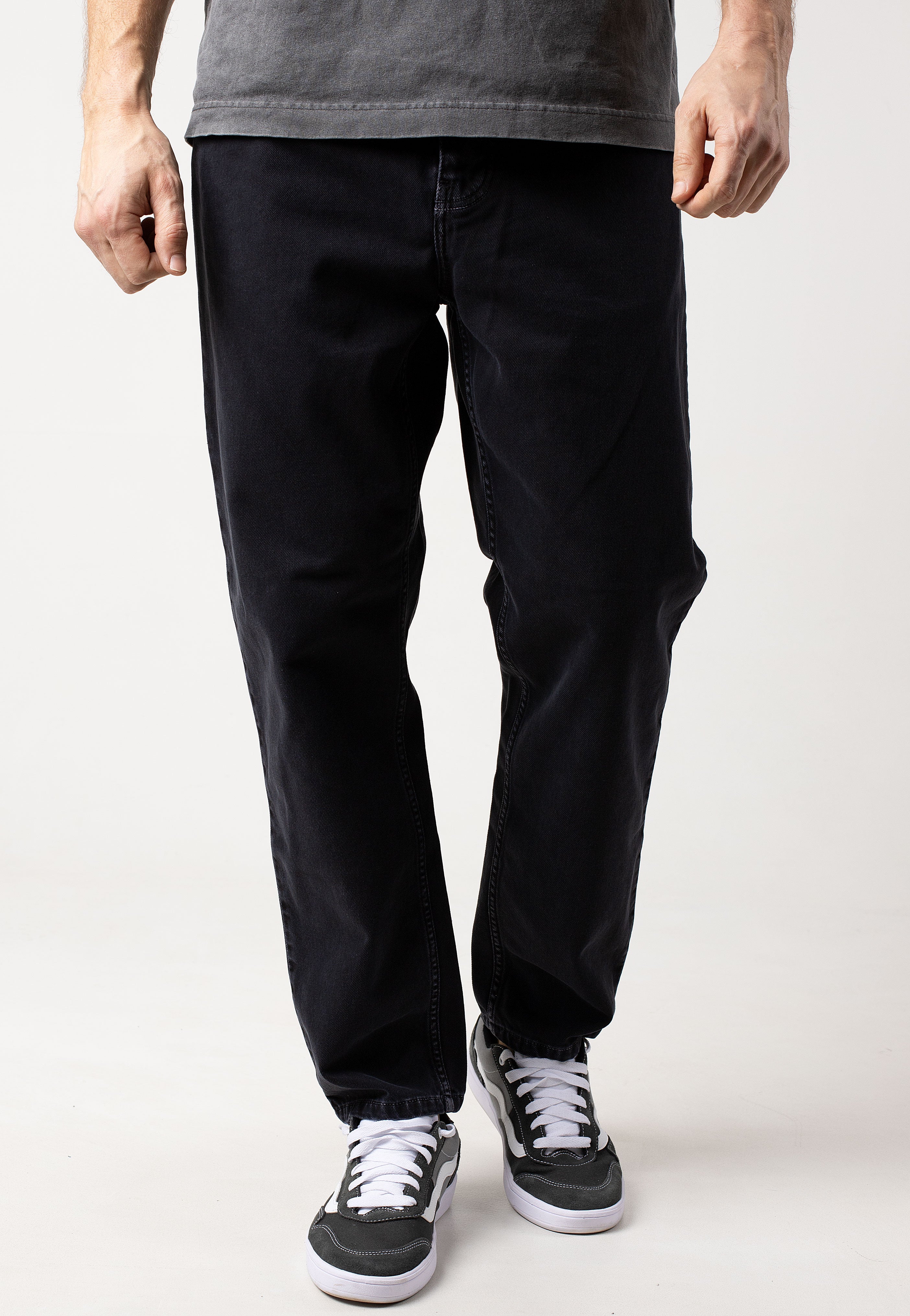 Carhartt WIP - Newel Stone Dyed Black - Jeans | Men-Image