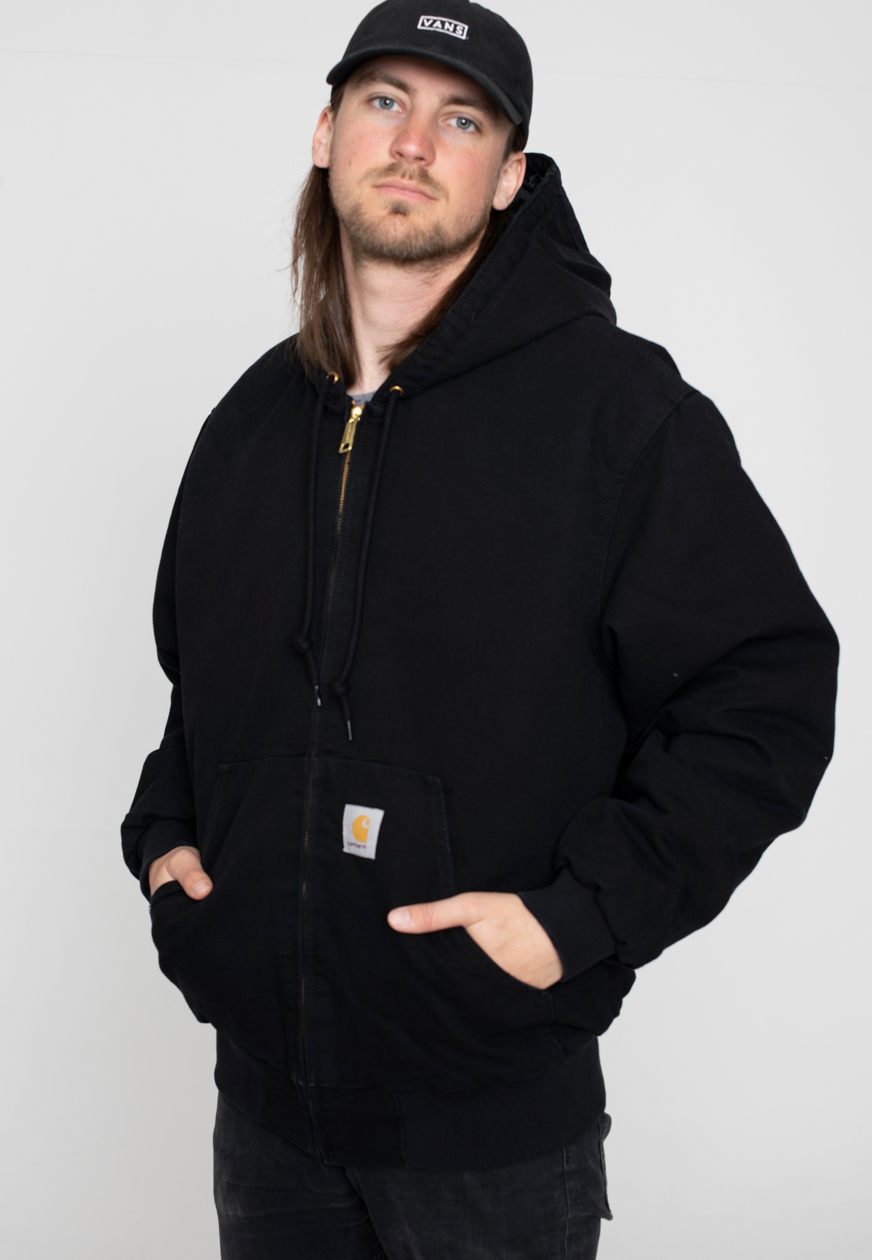 Carhartt WIP - OG Active Aged Canvas Black - Jacket | Men-Image