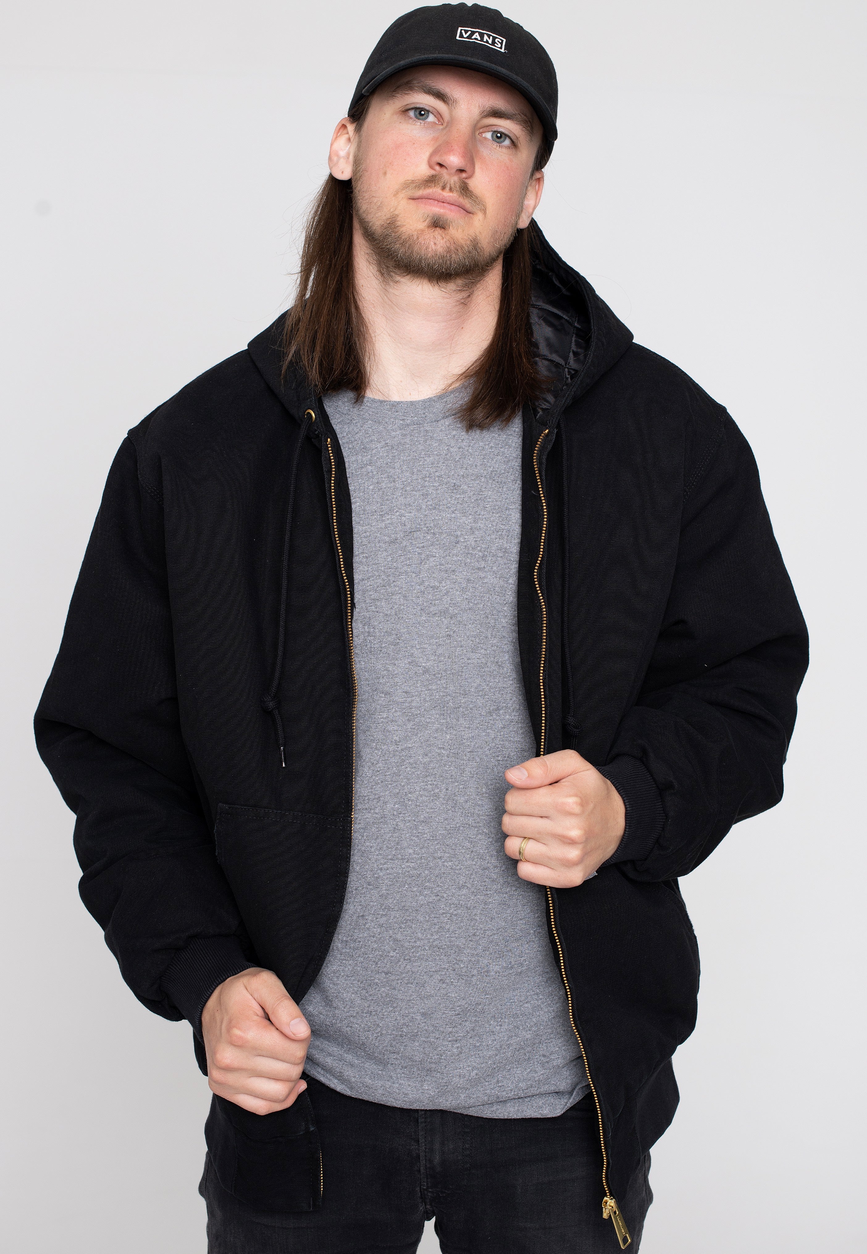 Carhartt WIP - OG Active Aged Canvas Black - Jacket | Men-Image