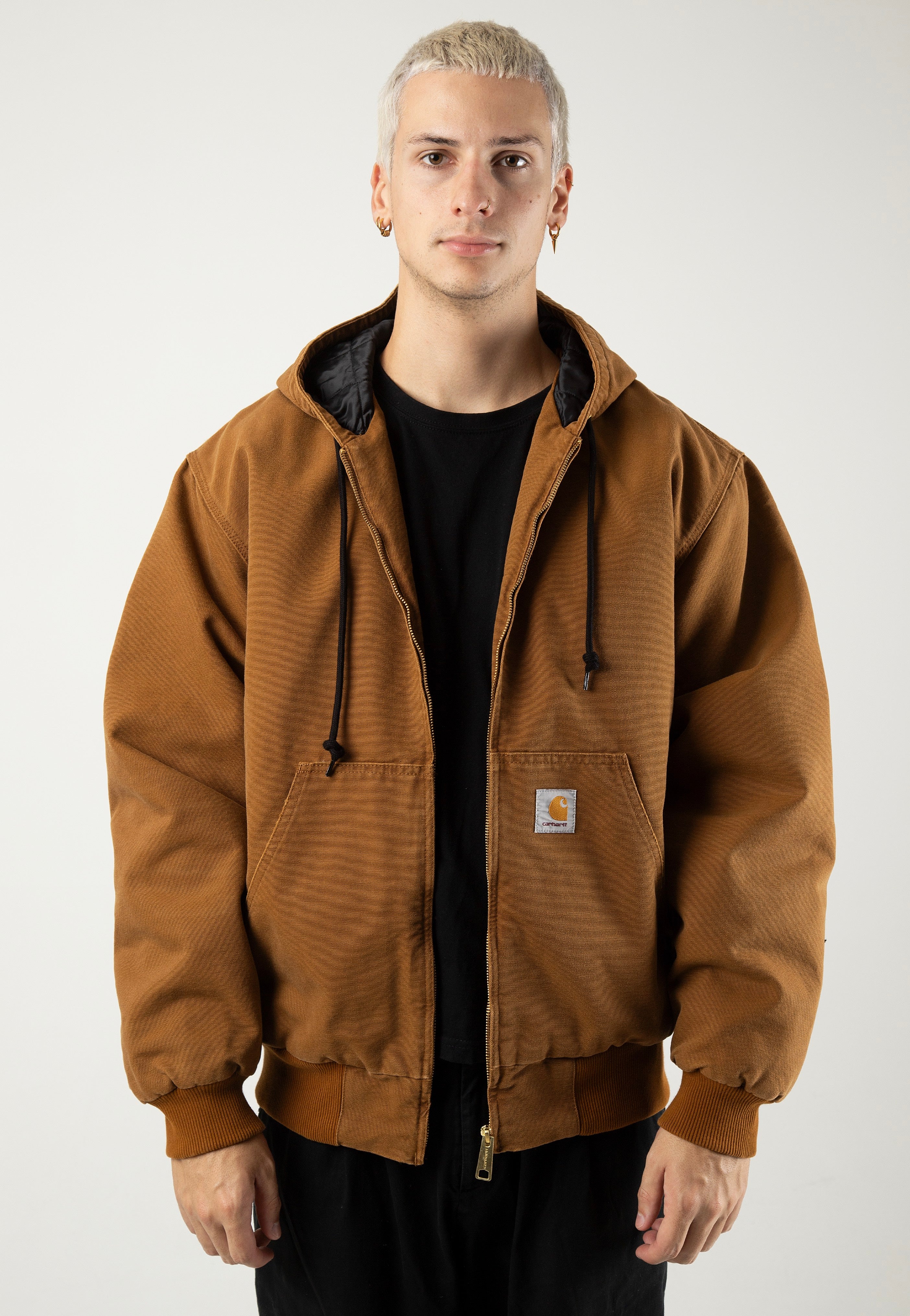 Carhartt WIP - Og Active Aged Canvas Deep H Brown - Jacket | Men-Image