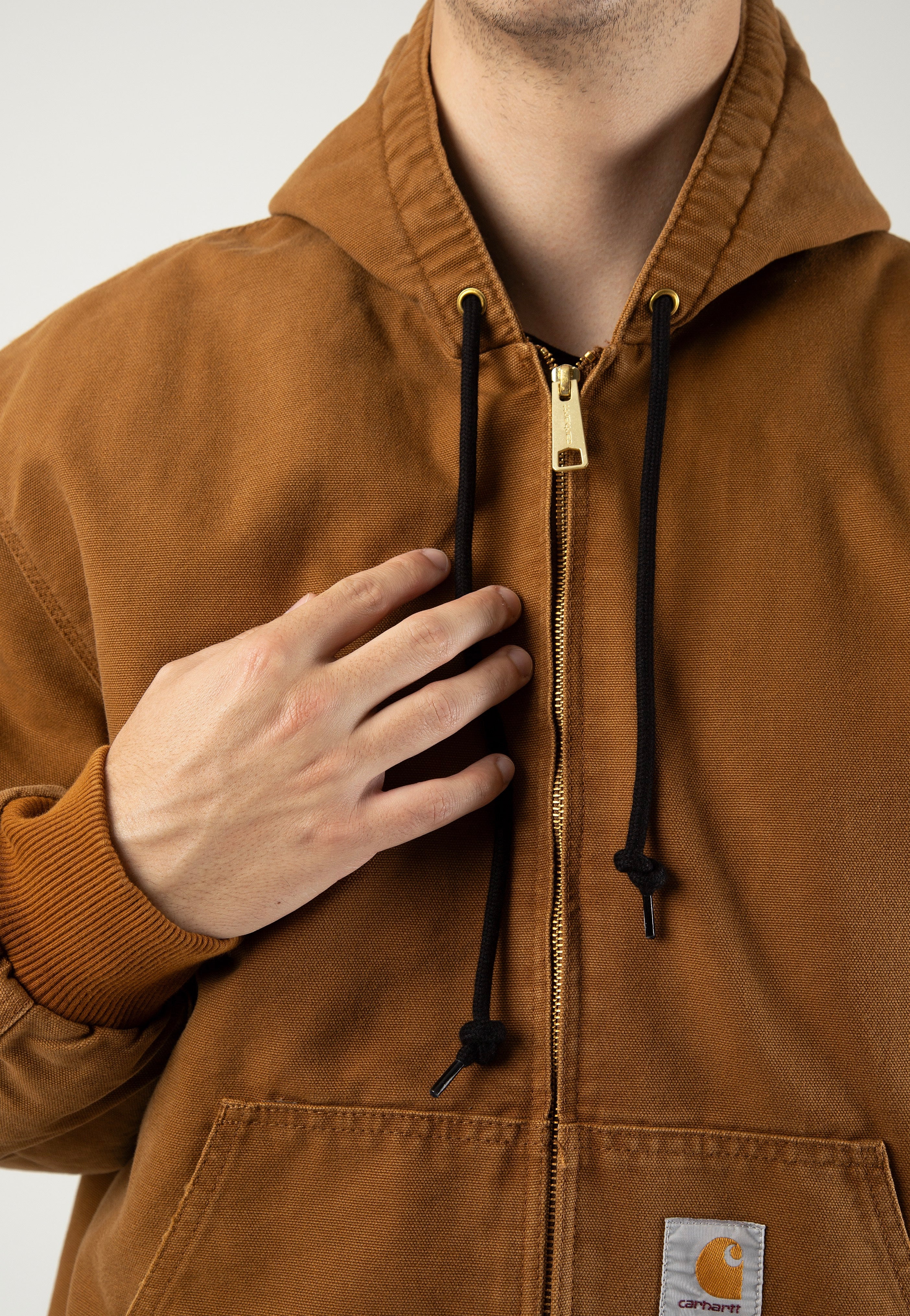 Carhartt WIP - Og Active Aged Canvas Deep H Brown - Jacket | Men-Image