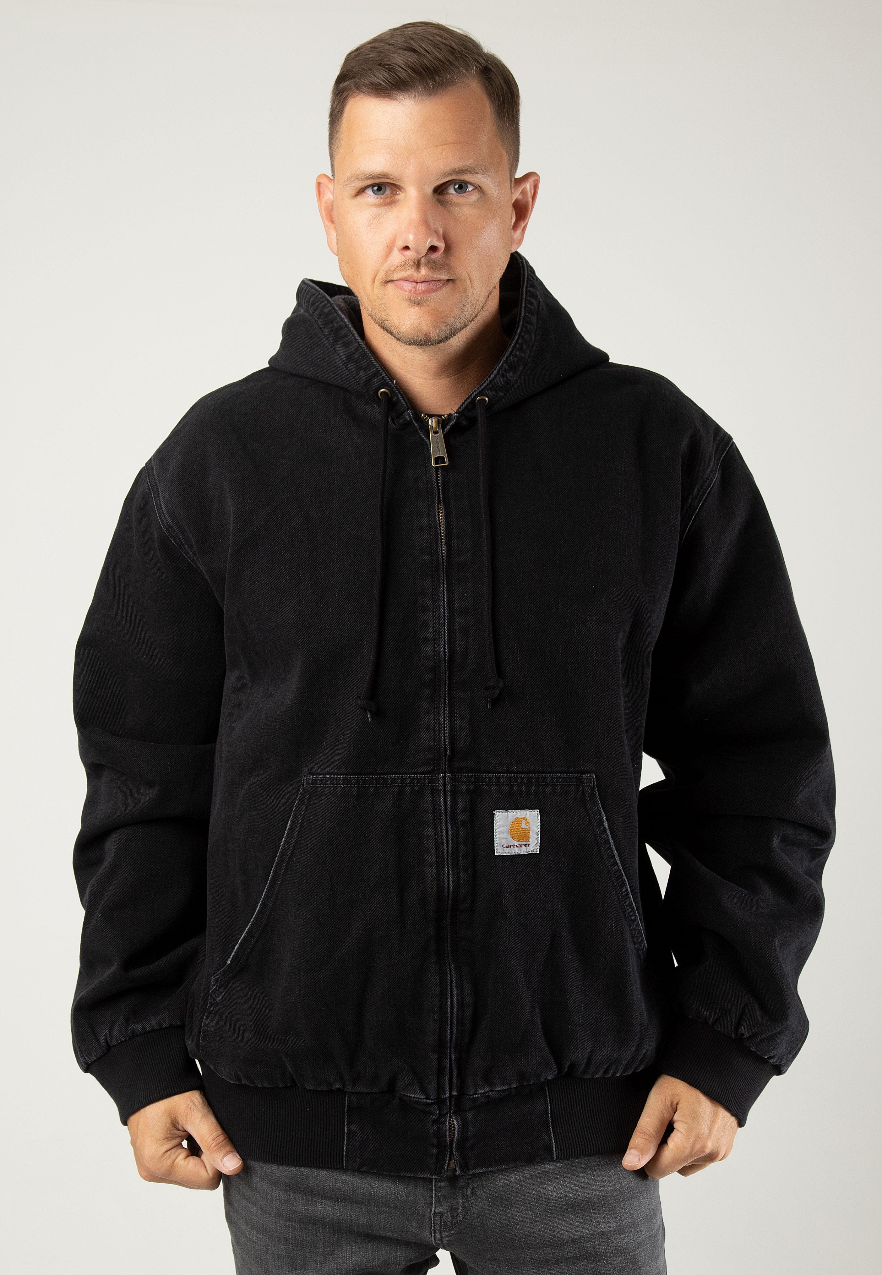 Carhartt WIP - Og Active Stone Washed Black - Jacket | Men-Image