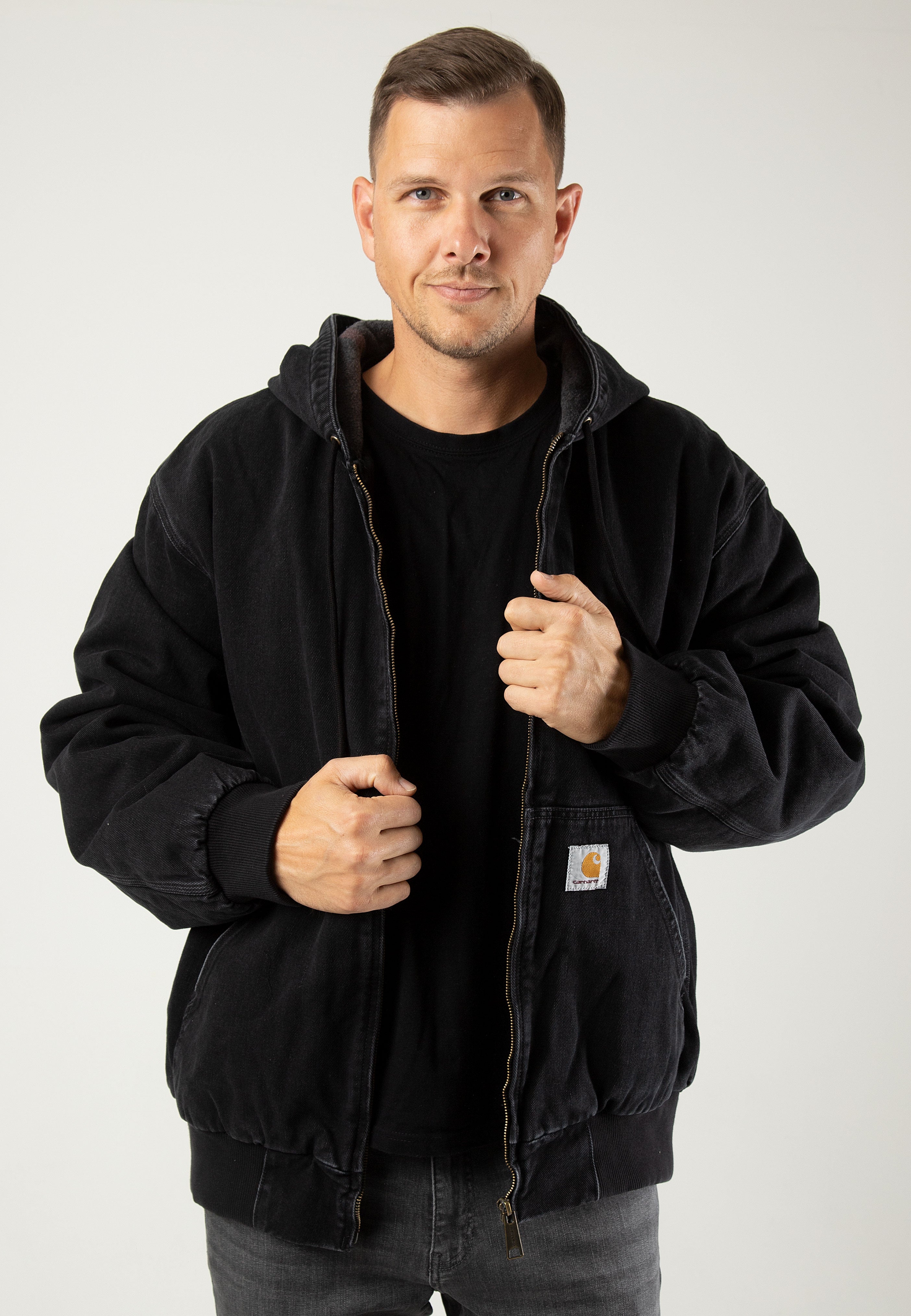 Carhartt WIP - Og Active Stone Washed Black - Jacket | Men-Image