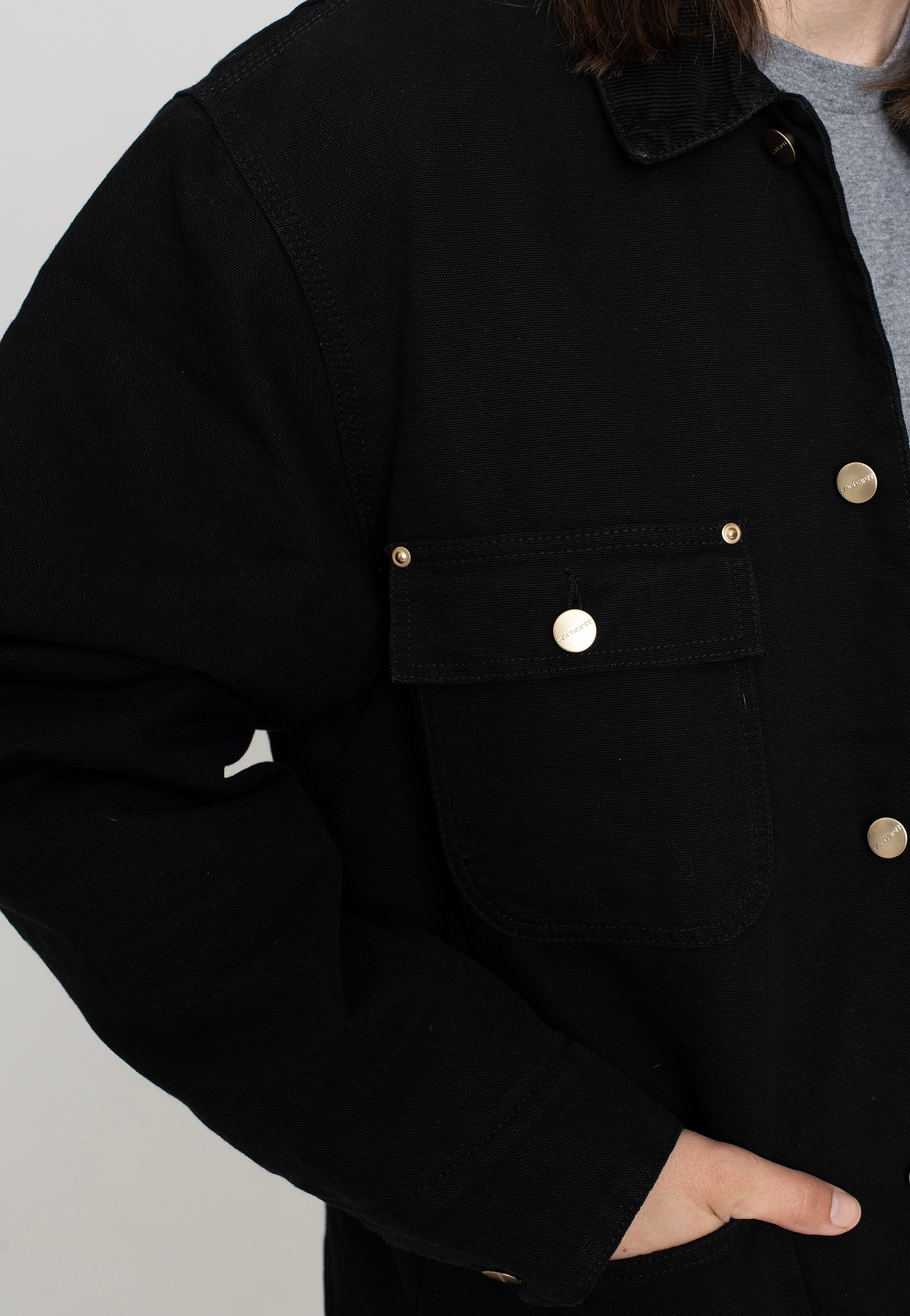 Carhartt WIP - Og Chore Aged Canvas Black/Black - Jacket | Men-Image