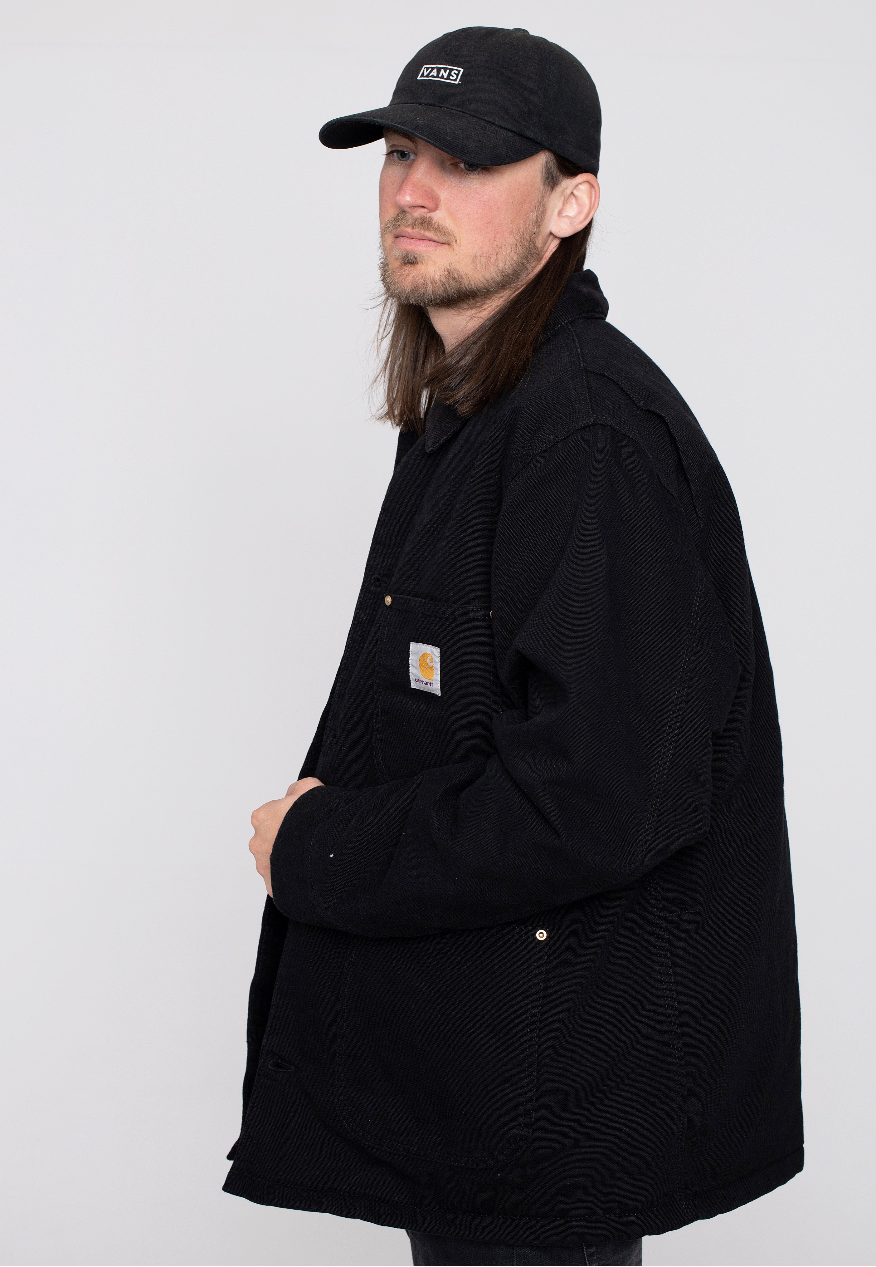 Carhartt WIP - Og Chore Aged Canvas Black/Black - Jacket | Men-Image