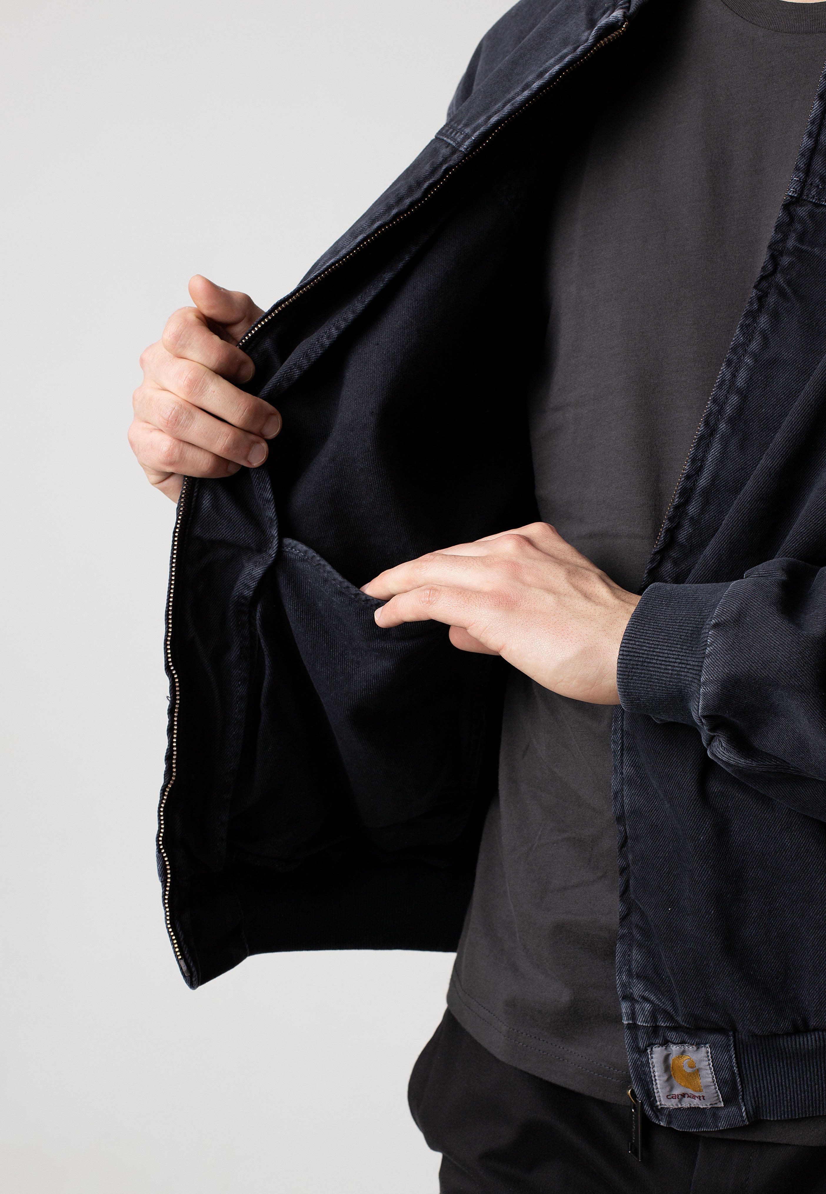 Carhartt WIP - Og Santa Fe Stone Dyed Black - Jacket | Men-Image