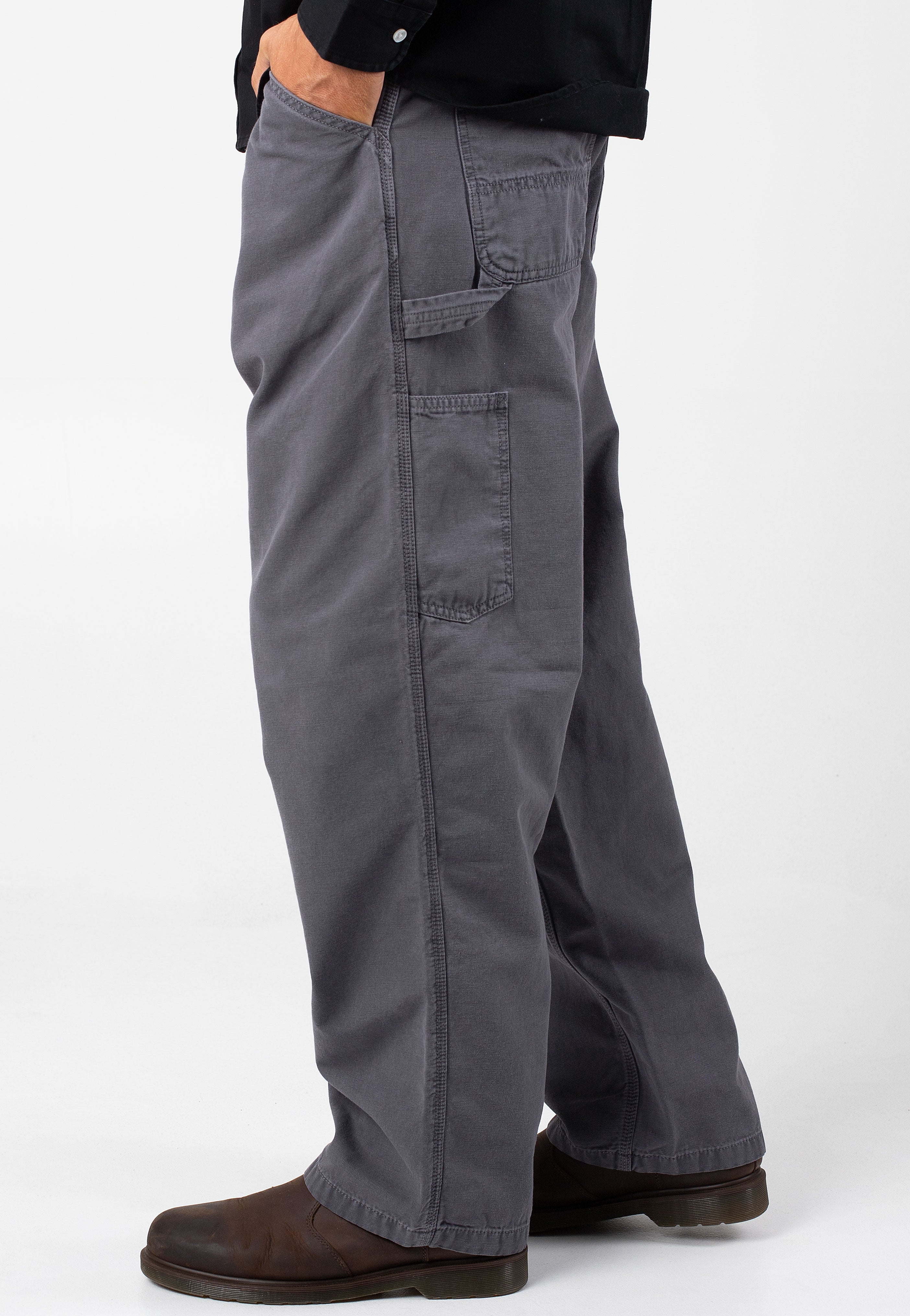 Carhartt WIP - Og Single Knee Stone Dyed Graphite - Pants | Men-Image