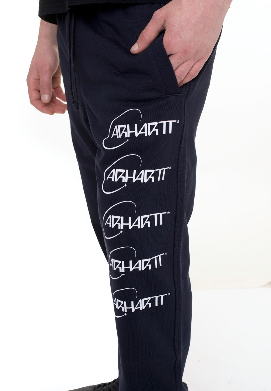 Carhartt WIP - Orbit Dark Navy/White - Sweat Pants | Men-Image