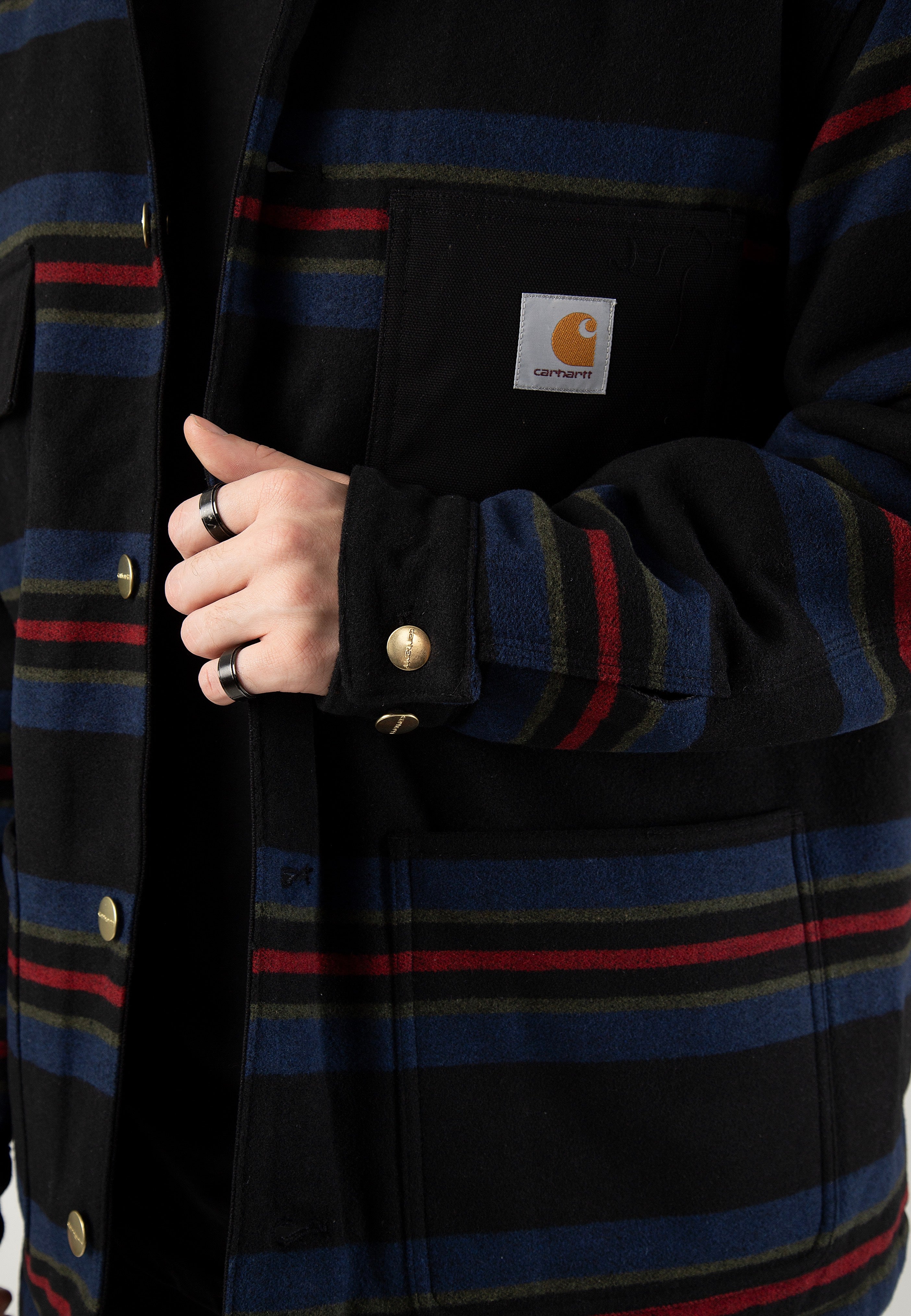 Carhartt WIP - Oregon Starco Stripe/ Black - Jacket | Men-Image