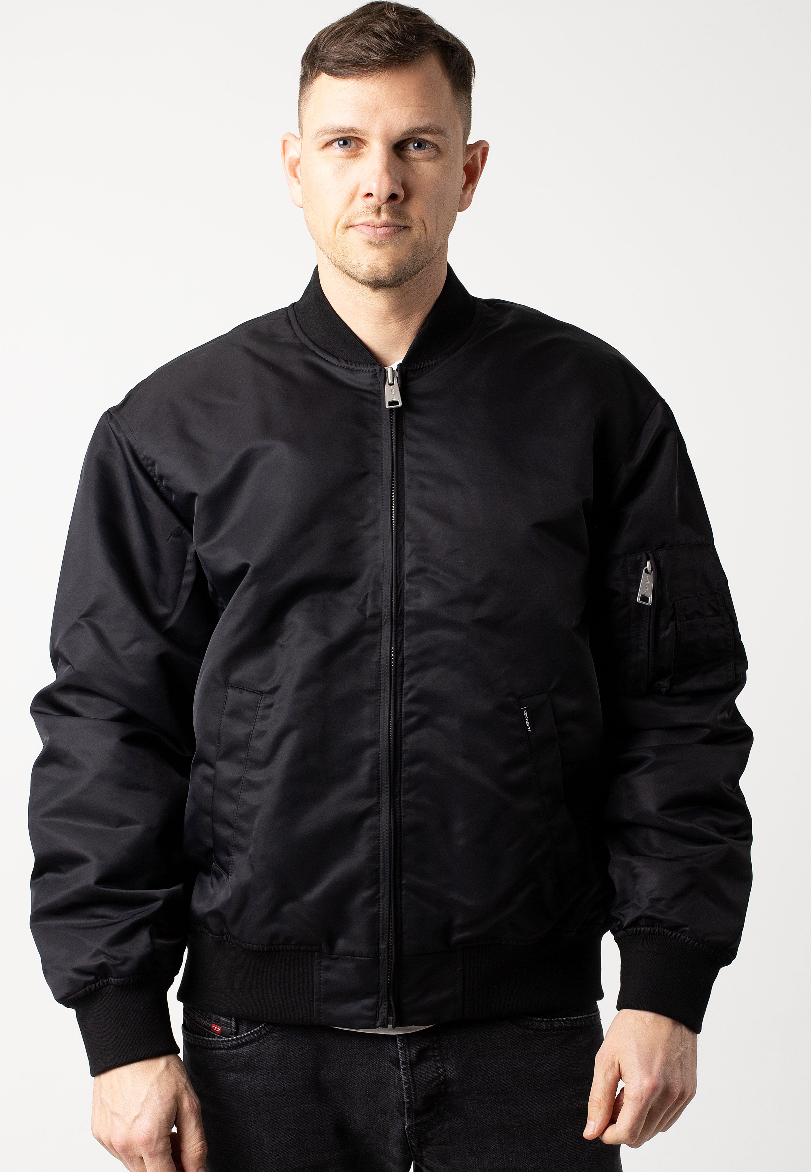 Carhartt WIP - Otley Bomber Black - Jacket | Men-Image