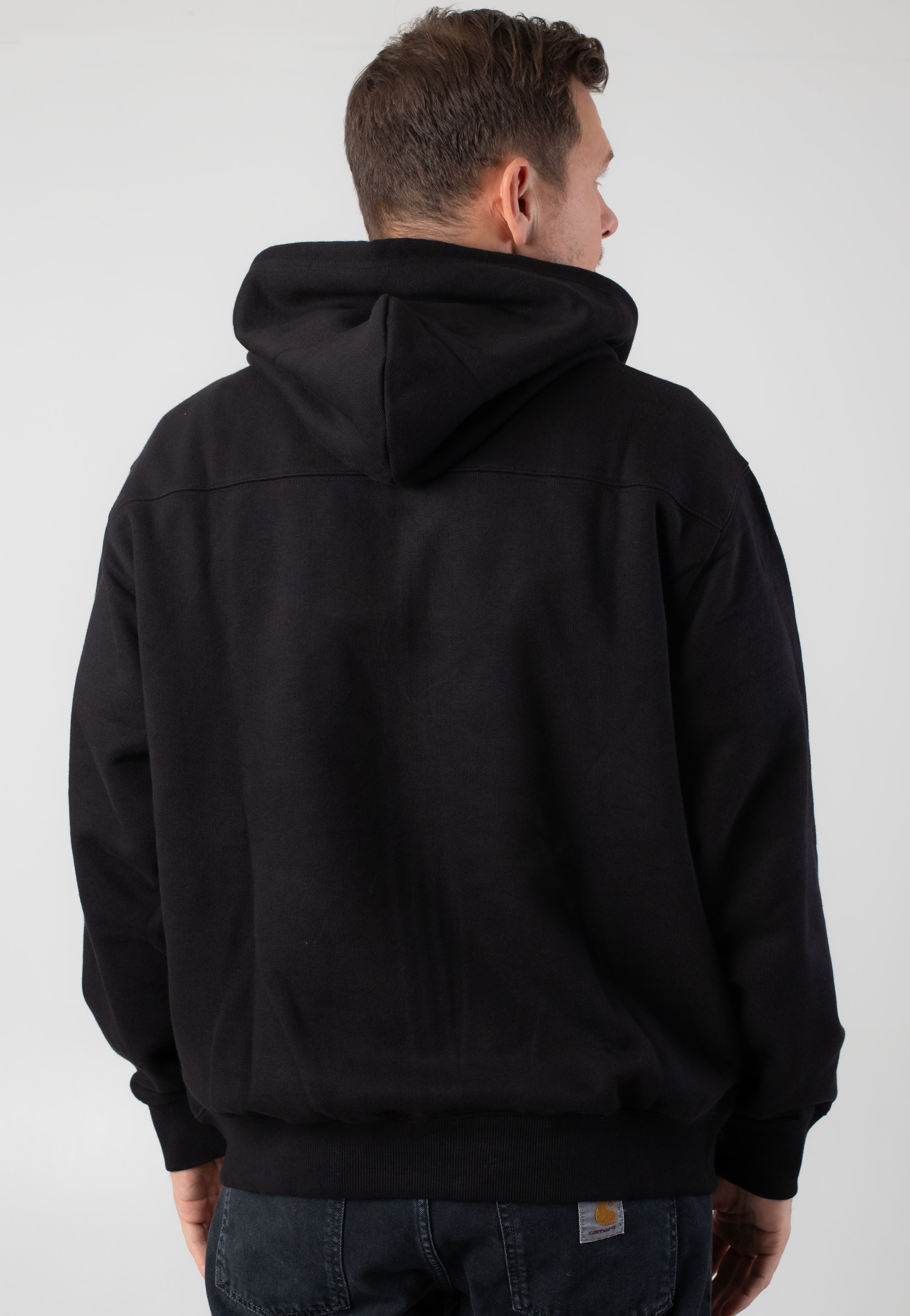 Carhartt WIP - Hooded Eldon Black - Zipper | Men-Image