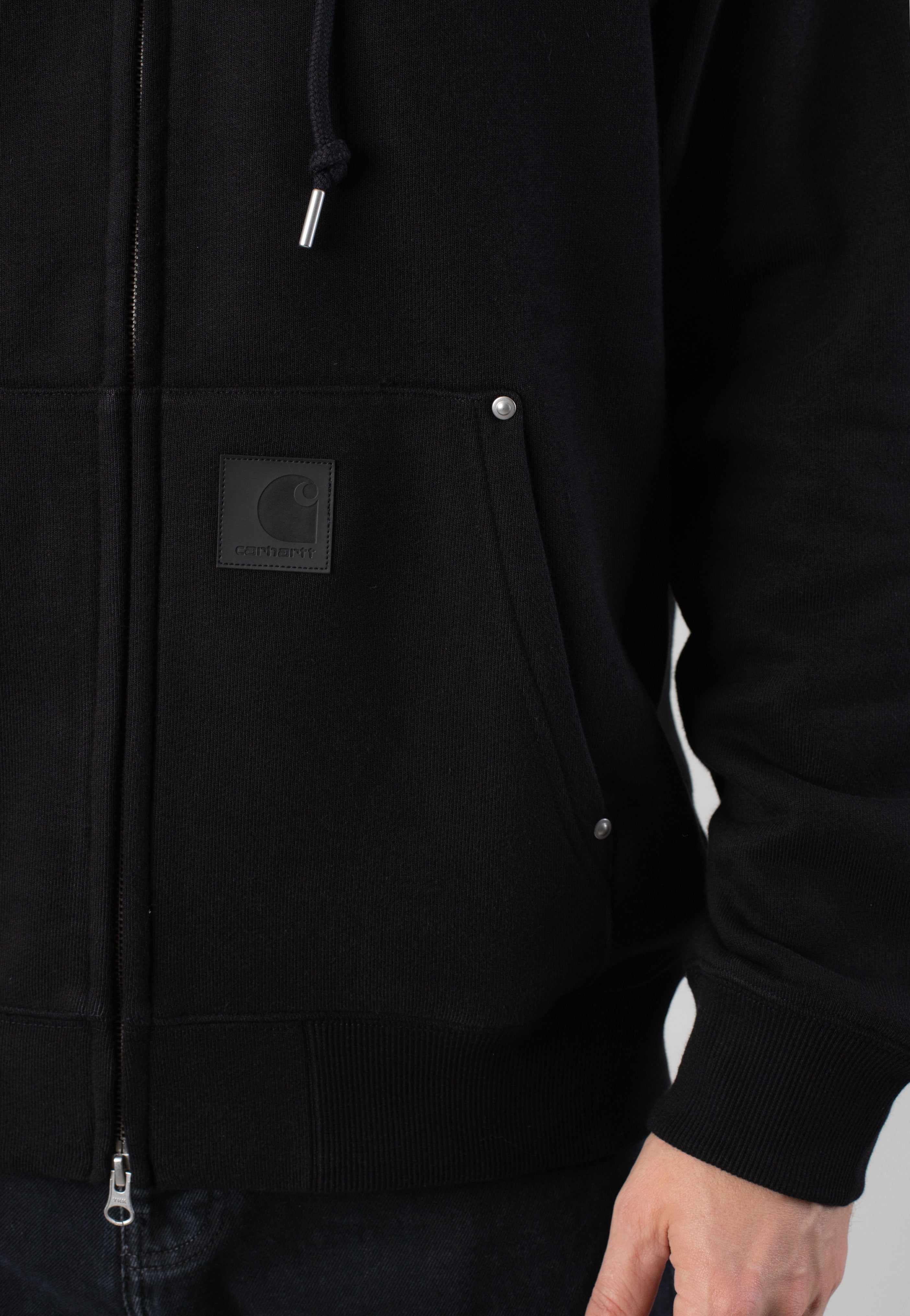 Carhartt WIP - Hooded Eldon Black - Zipper | Men-Image