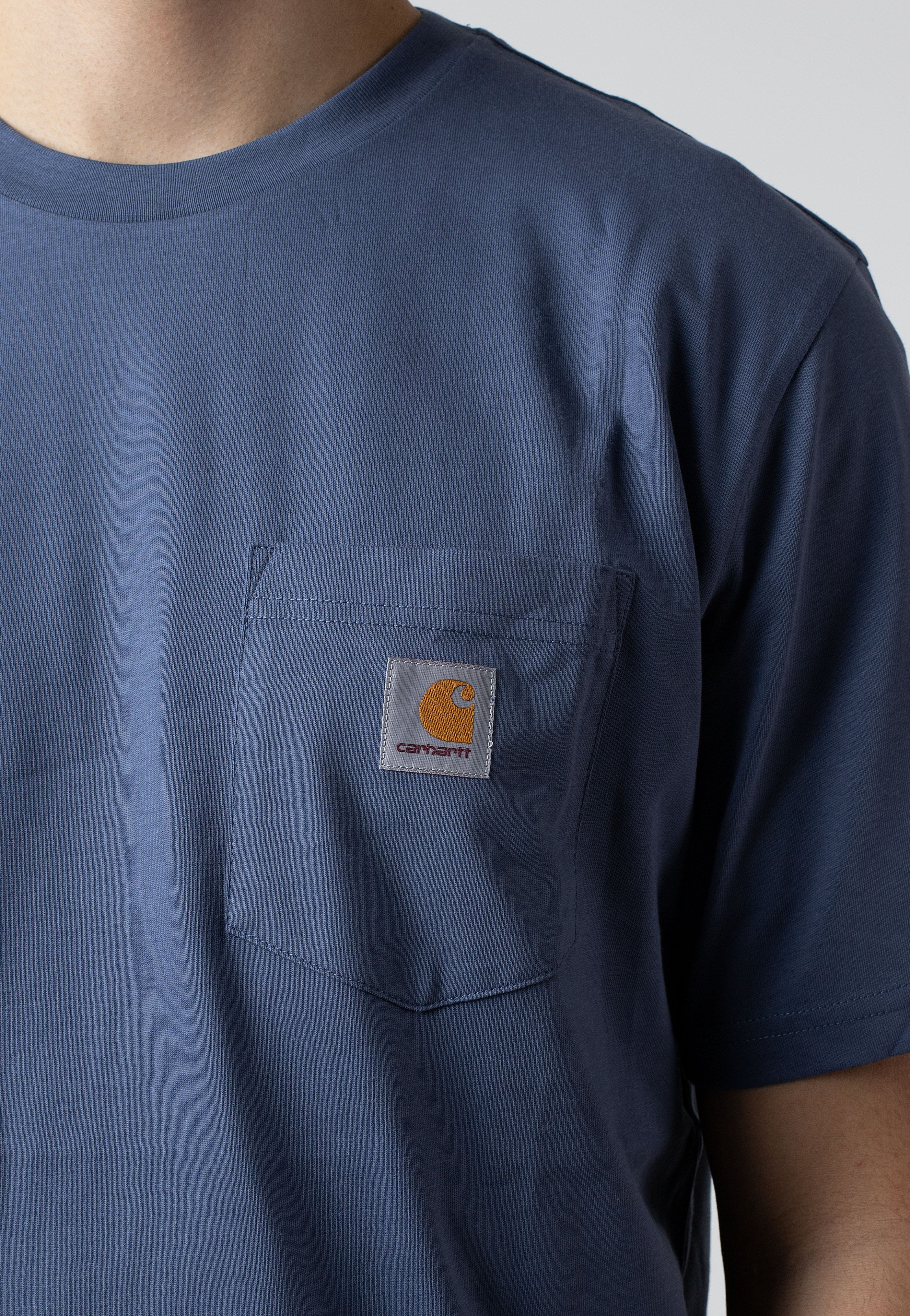 Carhartt WIP - Pocket Hudson Blue - T-Shirt | Men-Image