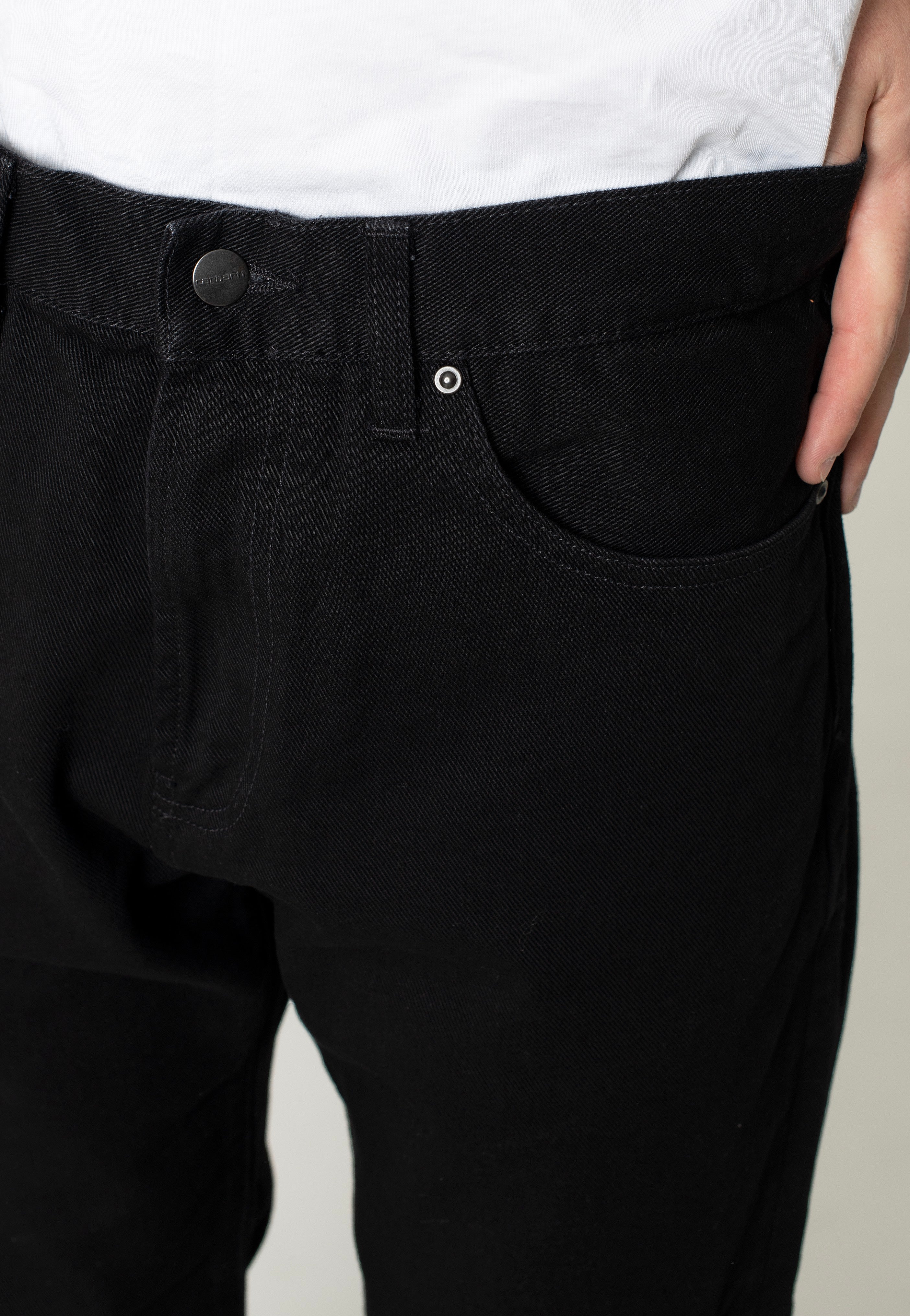 Carhartt WIP - Pontiac One Wash Black - Jeans | Men-Image