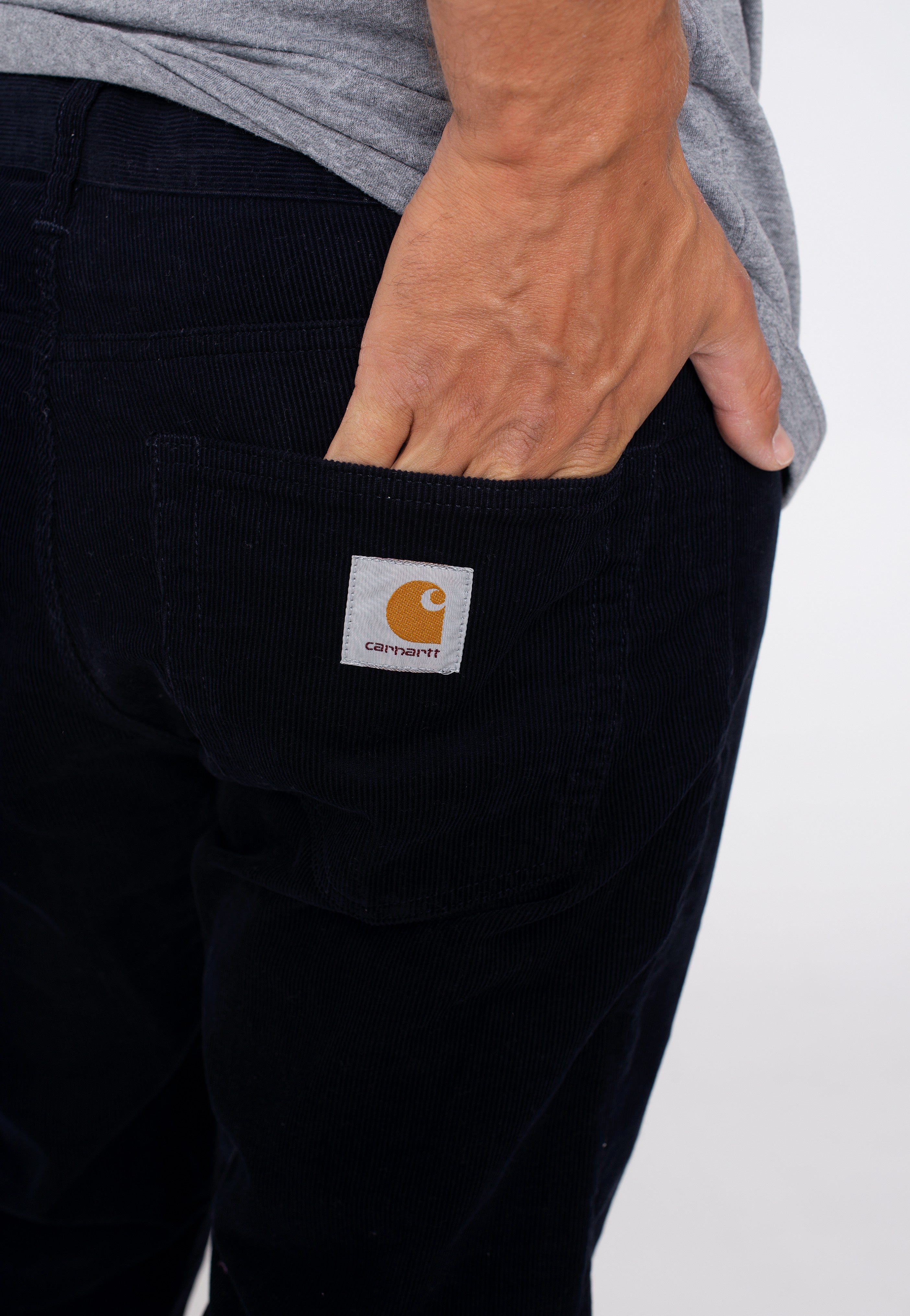 Carhartt WIP - Pontiac Rinsed Dark Navy - Pants | Men-Image