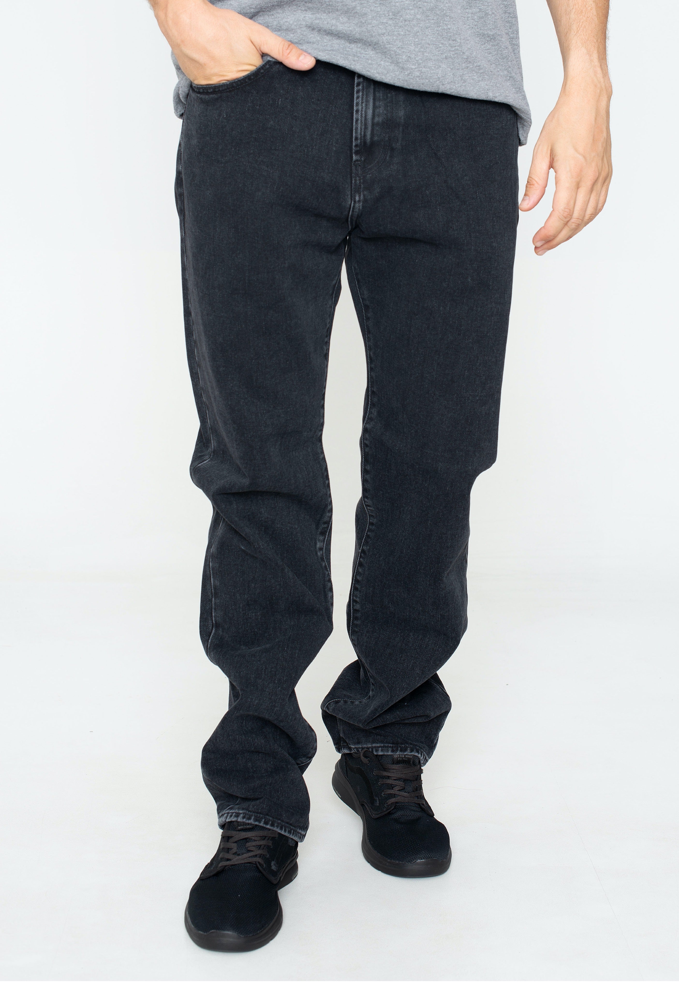 Carhartt WIP - Pontiac Stone Washed Black - Jeans | Men-Image