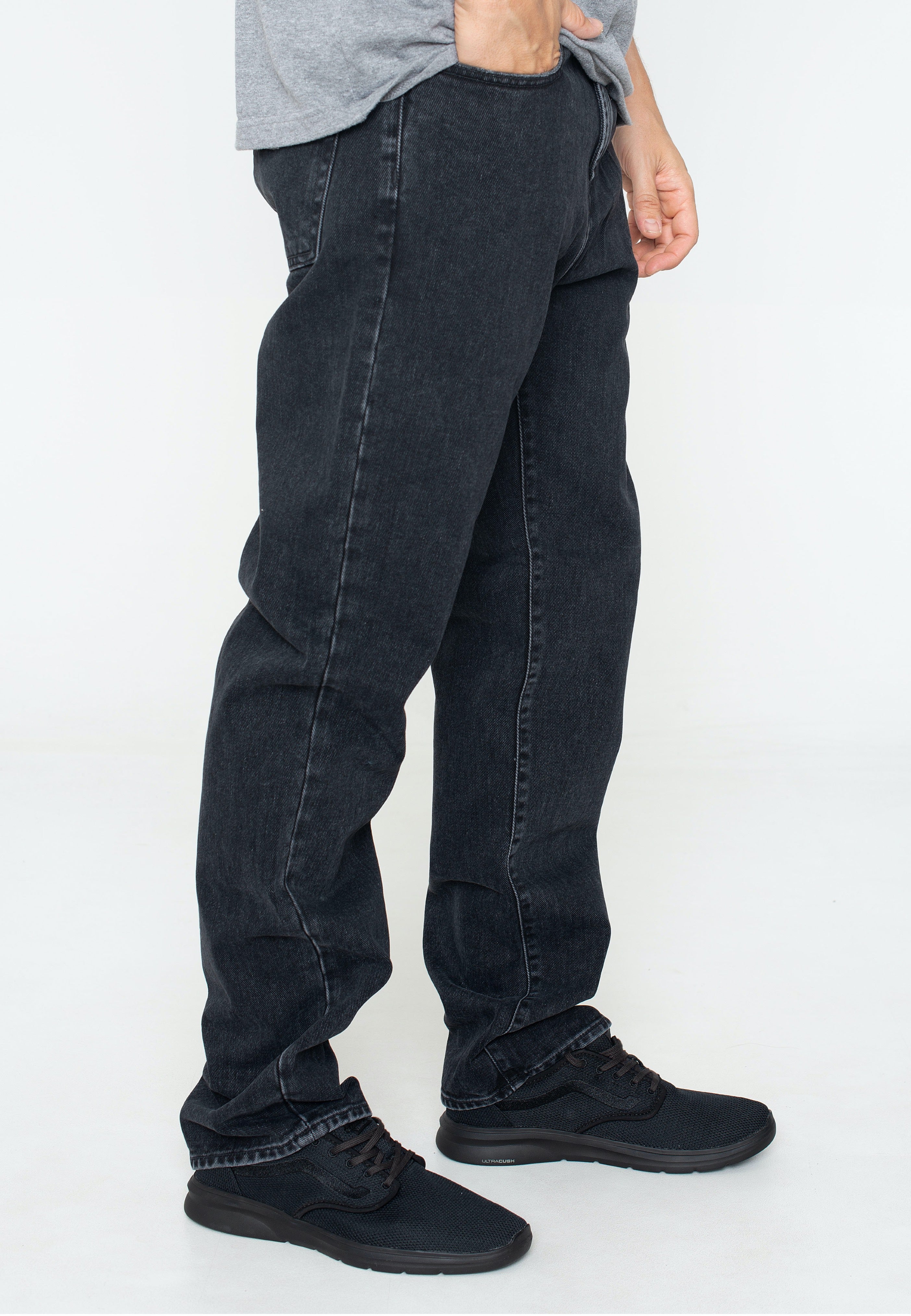 Carhartt WIP - Pontiac Stone Washed Black - Jeans | Men-Image