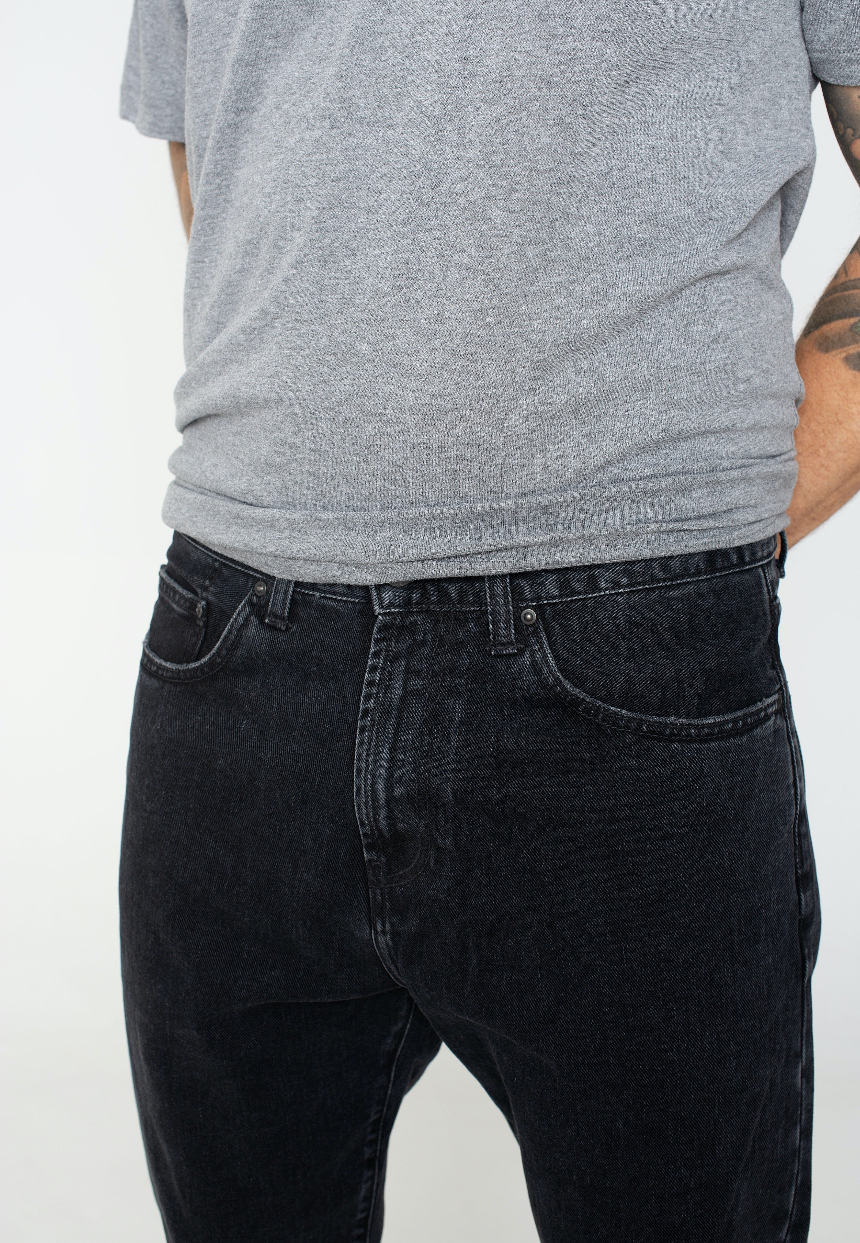 Carhartt WIP - Pontiac Stone Washed Black - Jeans | Men-Image