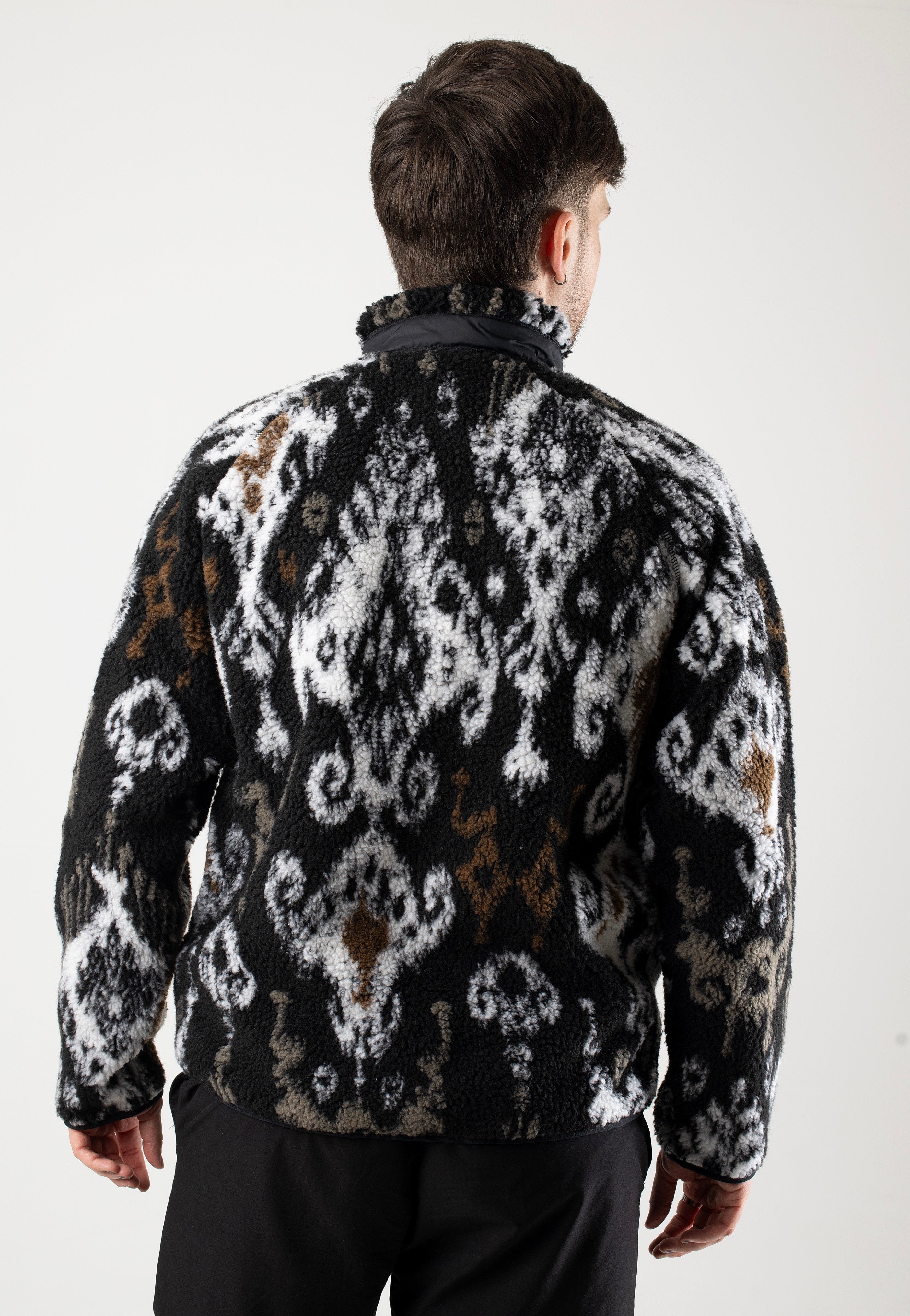 Carhartt WIP - Prentis Liner Baru Jacquard/ Black/Black - Jacket | Men-Image