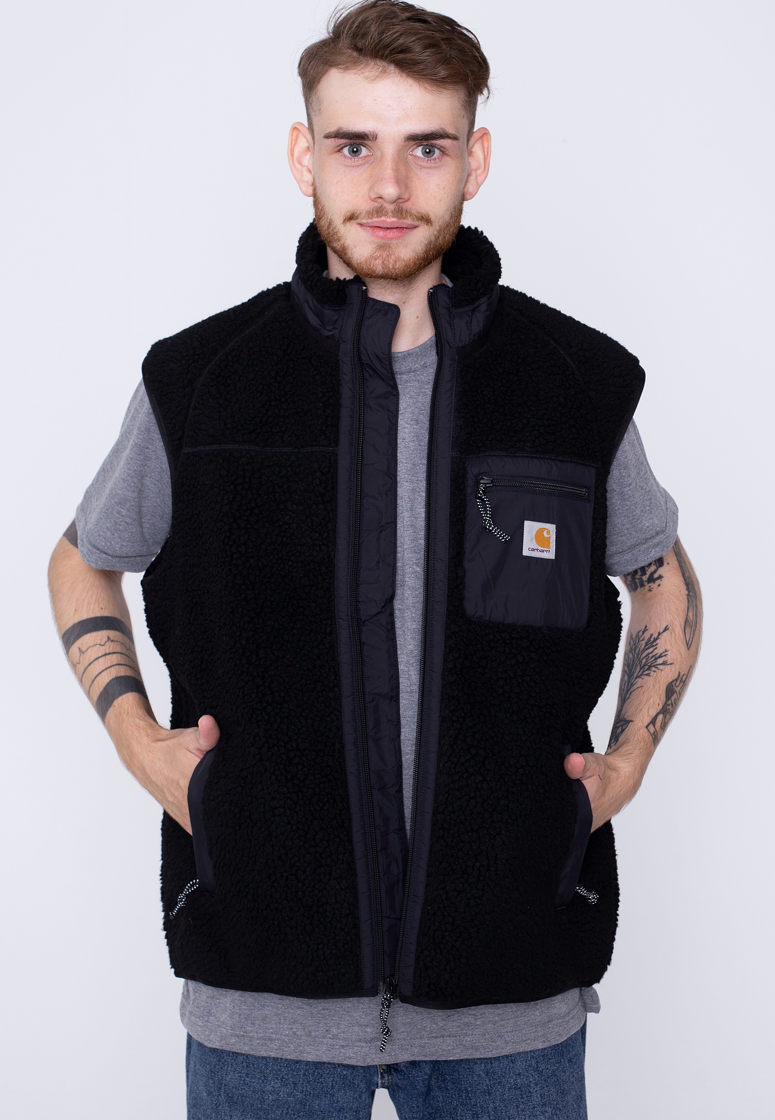 Carhartt WIP - Prentis Liner Black/Black - Vest | Men-Image