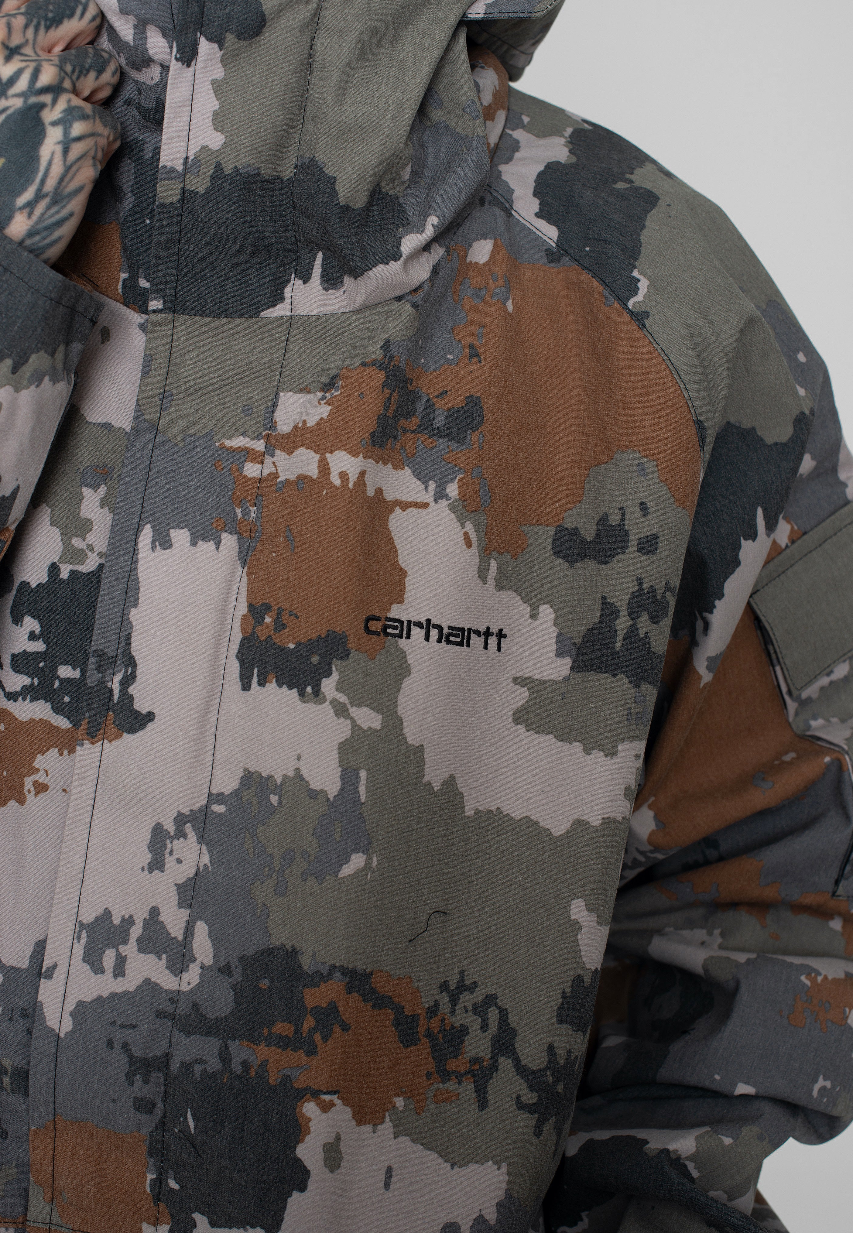 Carhartt WIP - Prospector Trail Print Woodland/Black - Jacket | Men-Image