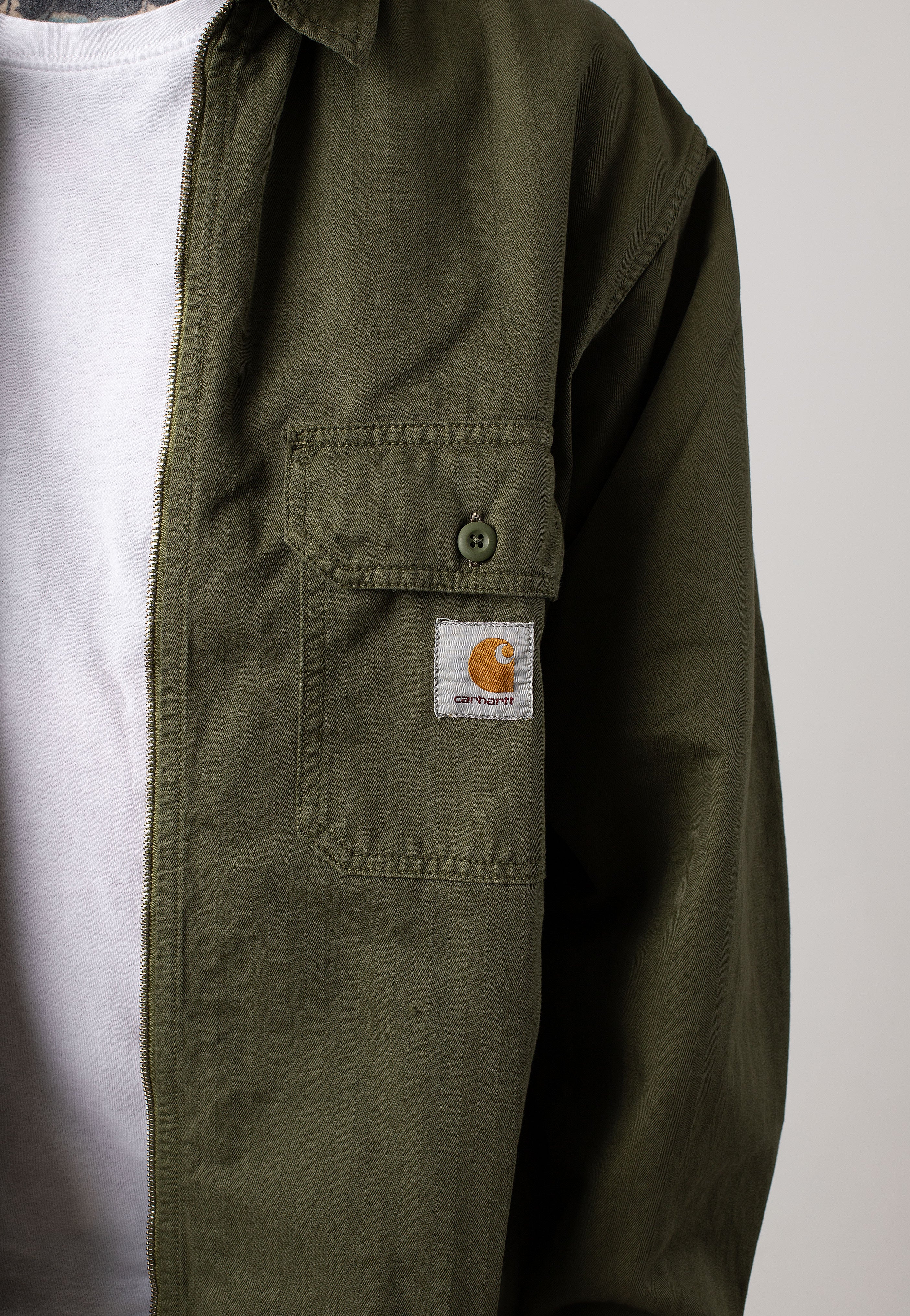 Carhartt WIP - Rainer Shirt Garment Dyed Dundee - Jacket | Men-Image