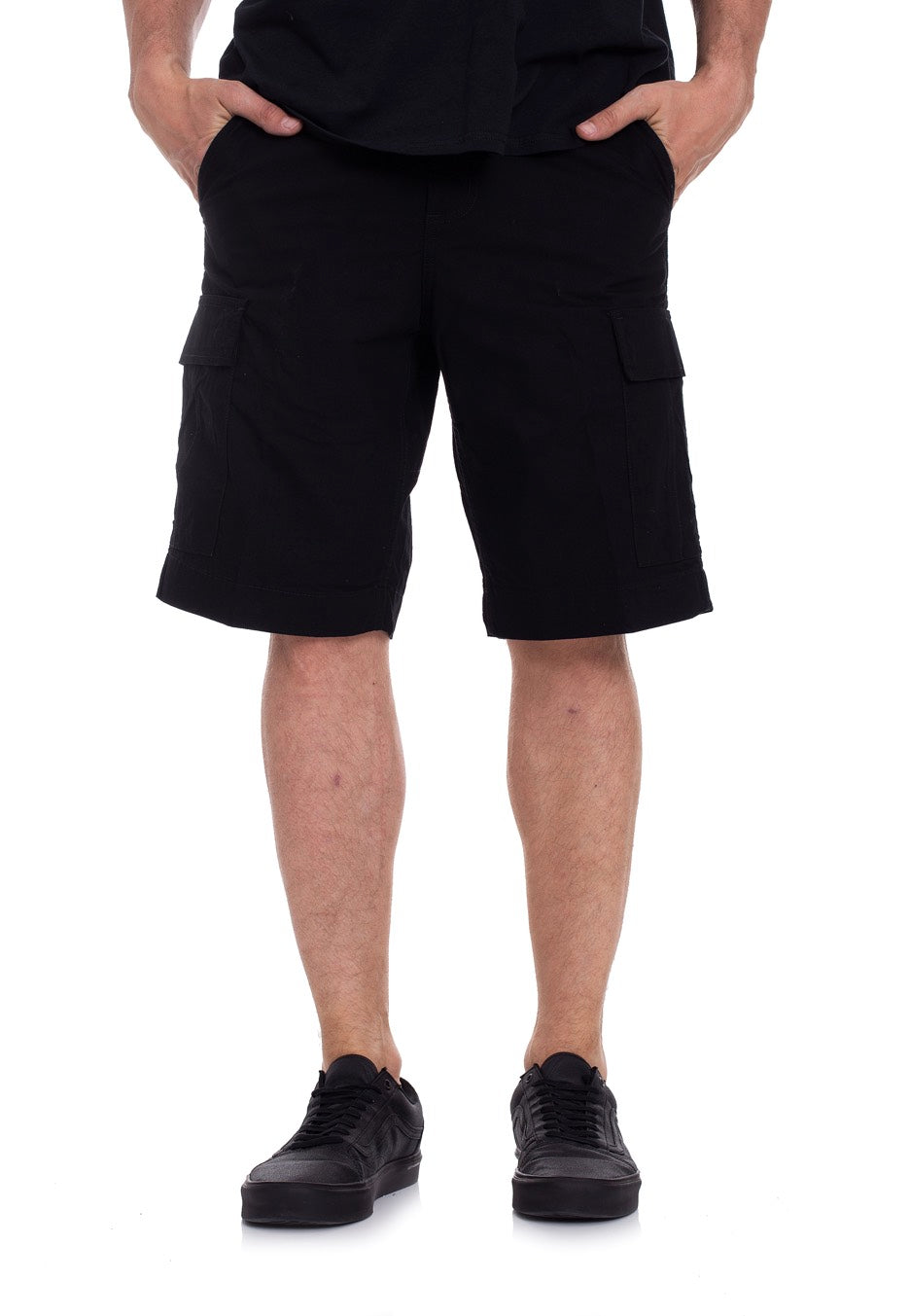 Carhartt WIP - Regular Cargo Columbia Black Rinsed - Shorts | Men-Image