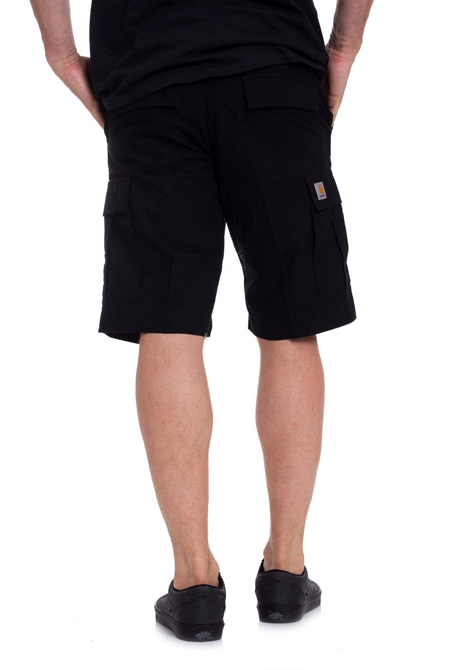 Carhartt WIP - Regular Cargo Columbia Black Rinsed - Shorts | Men-Image