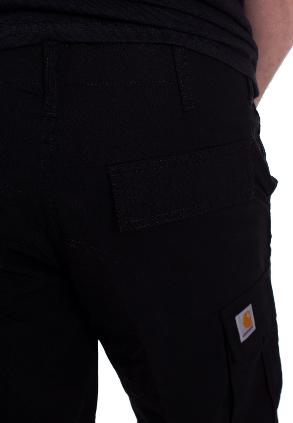 Carhartt WIP - Regular Cargo Columbia Black Rinsed - Shorts | Men-Image