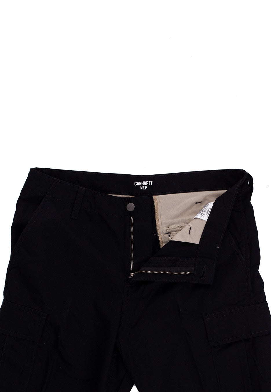 Carhartt WIP - Regular Cargo Columbia Black Rinsed - Shorts | Men-Image