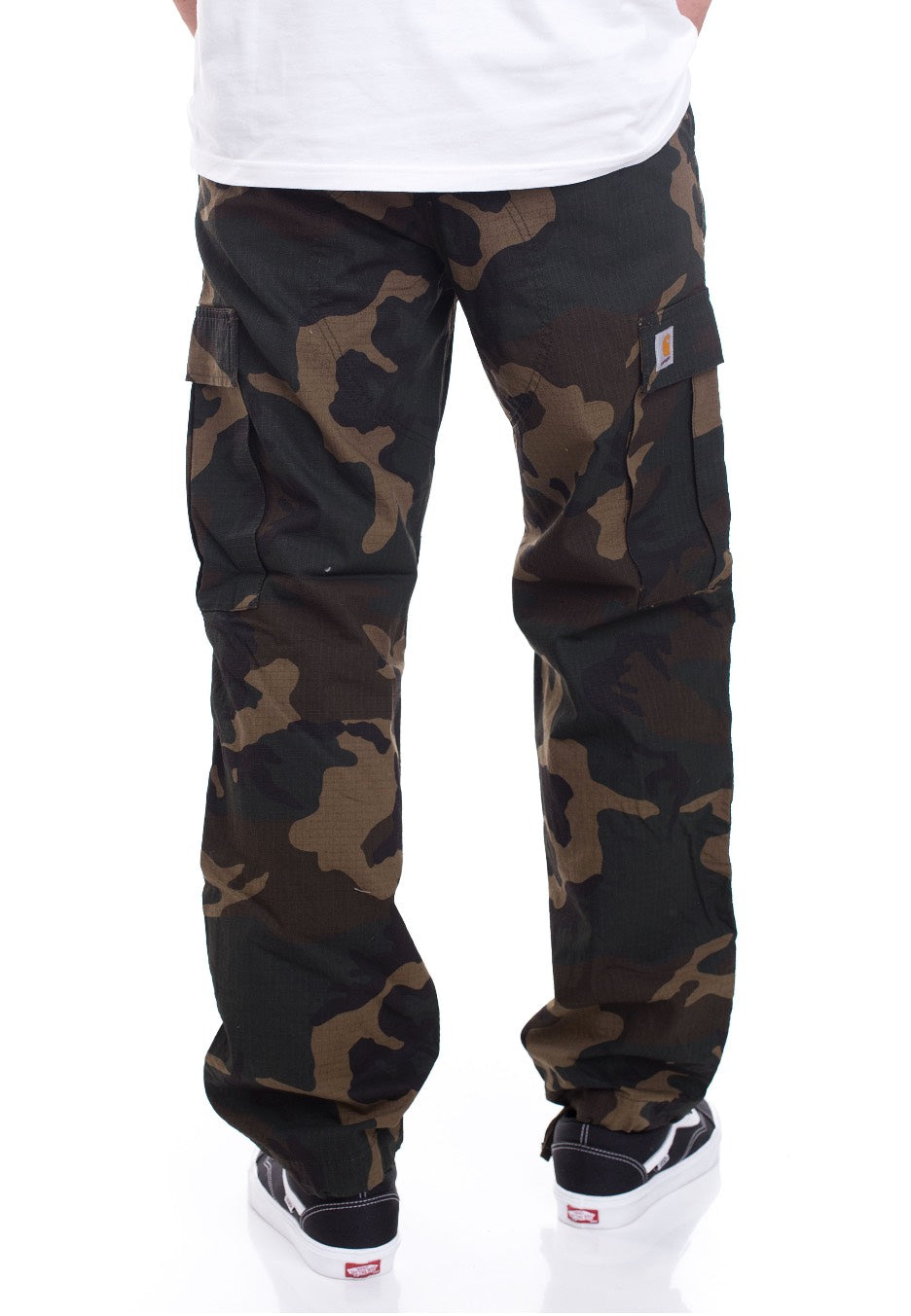 Carhartt WIP - Regular Cargo Columbia Ripstop Camo Laurel Rinsed - Pants | Men-Image