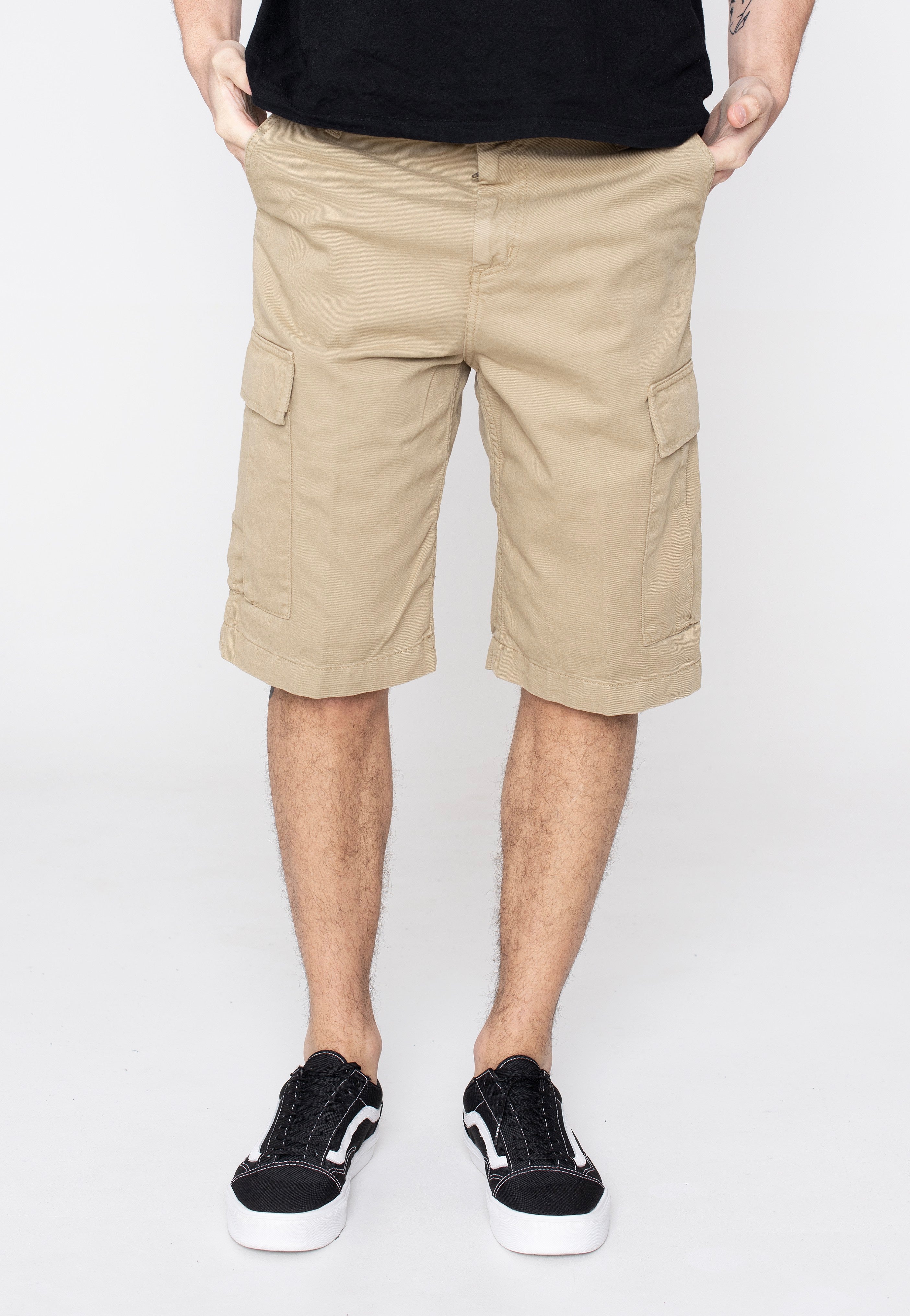 Carhartt WIP - Regular Cargo Garment Dyed Ammonite - Shorts | Men-Image