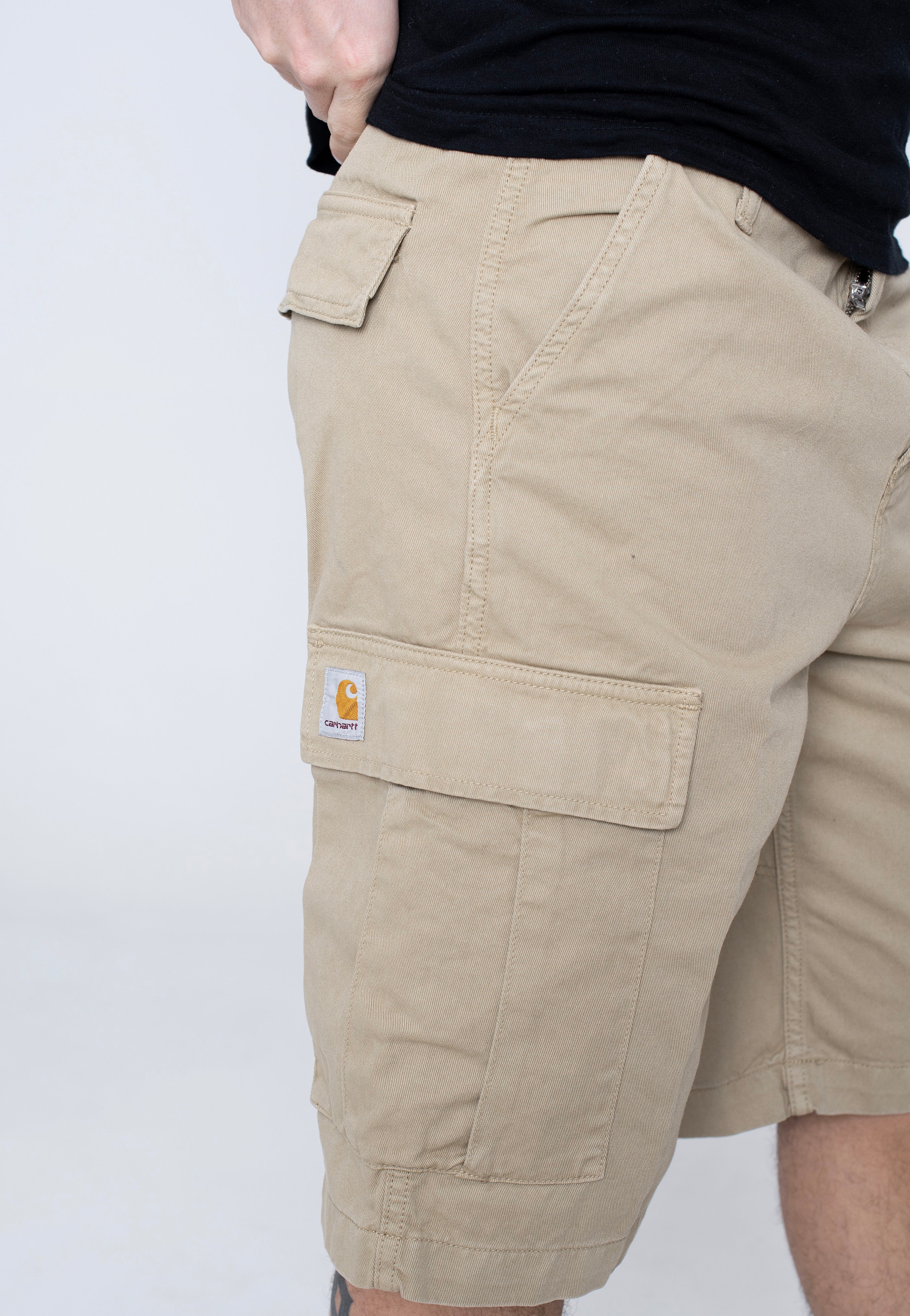 Carhartt WIP - Regular Cargo Garment Dyed Ammonite - Shorts | Men-Image