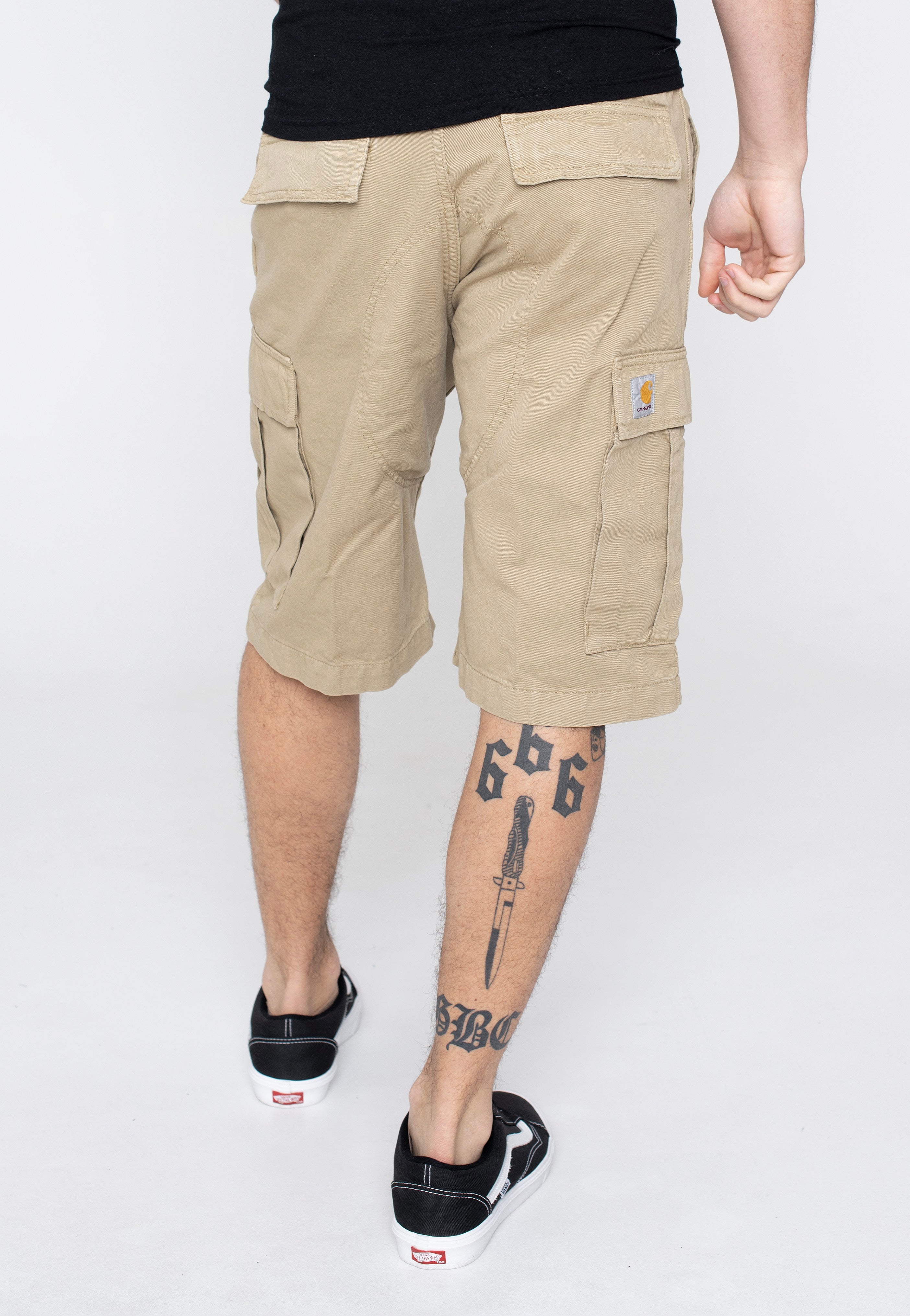 Carhartt WIP - Regular Cargo Garment Dyed Ammonite - Shorts | Men-Image