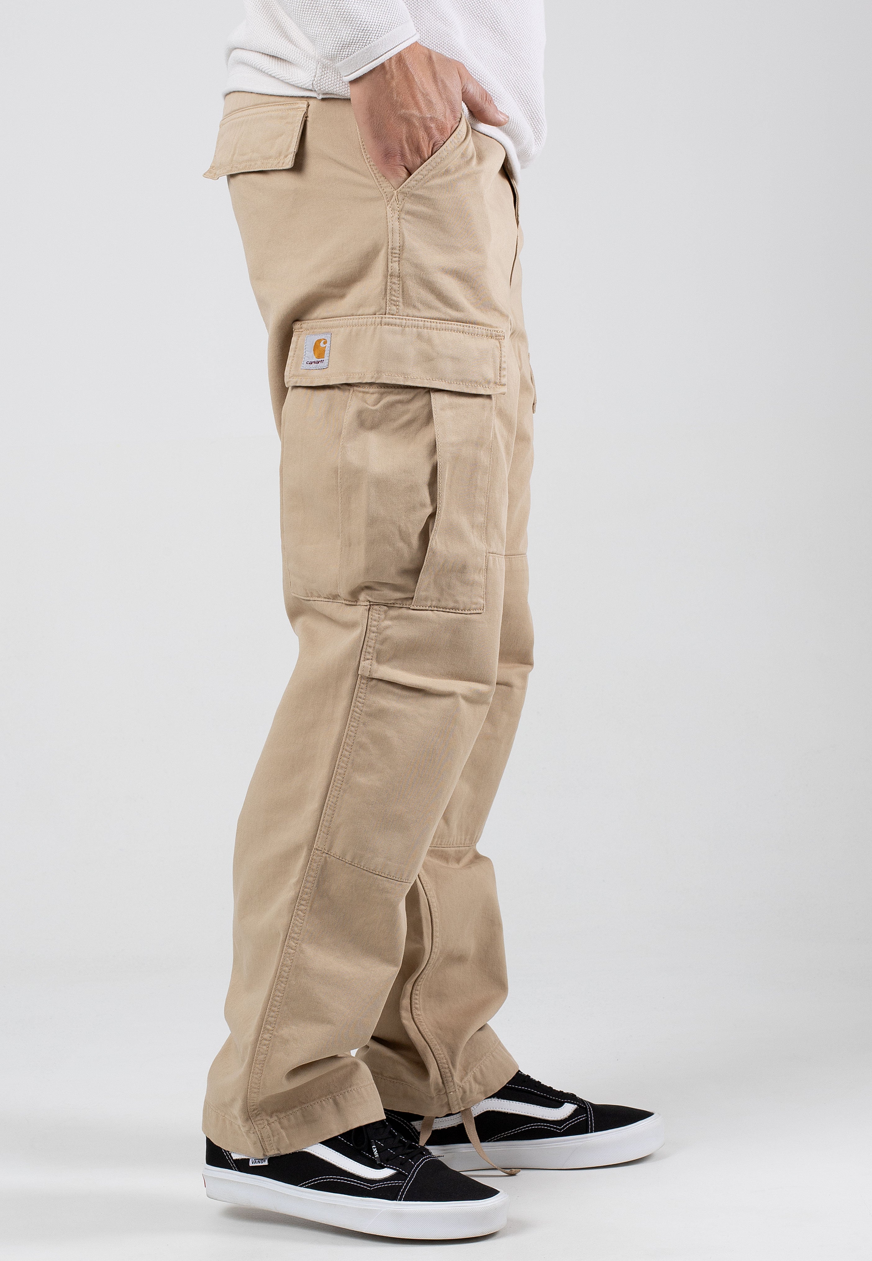 Carhartt WIP - Regular Cargo Garment Dyed Wall - Pants | Men-Image