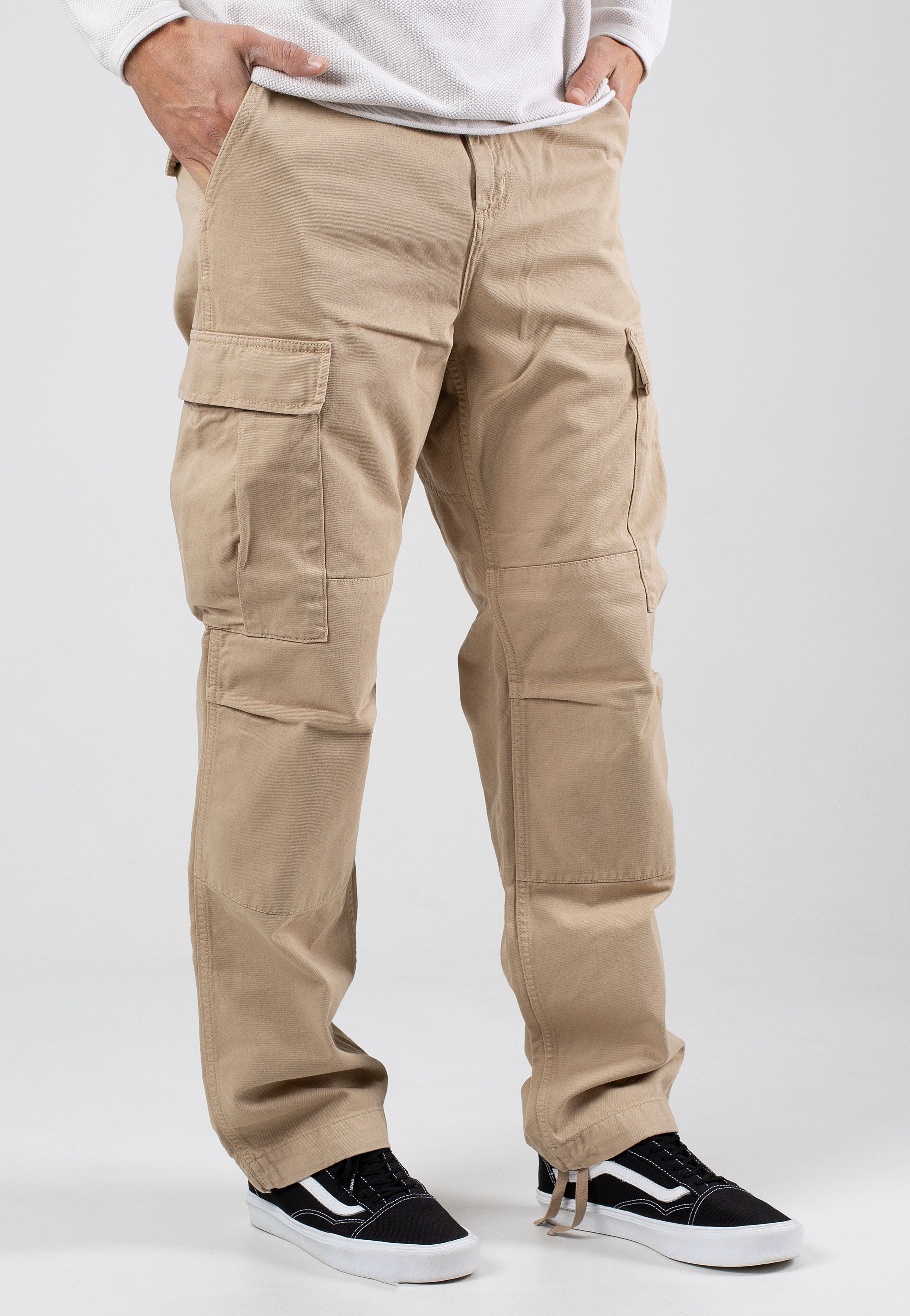 Carhartt WIP - Regular Cargo Garment Dyed Wall - Pants | Men-Image