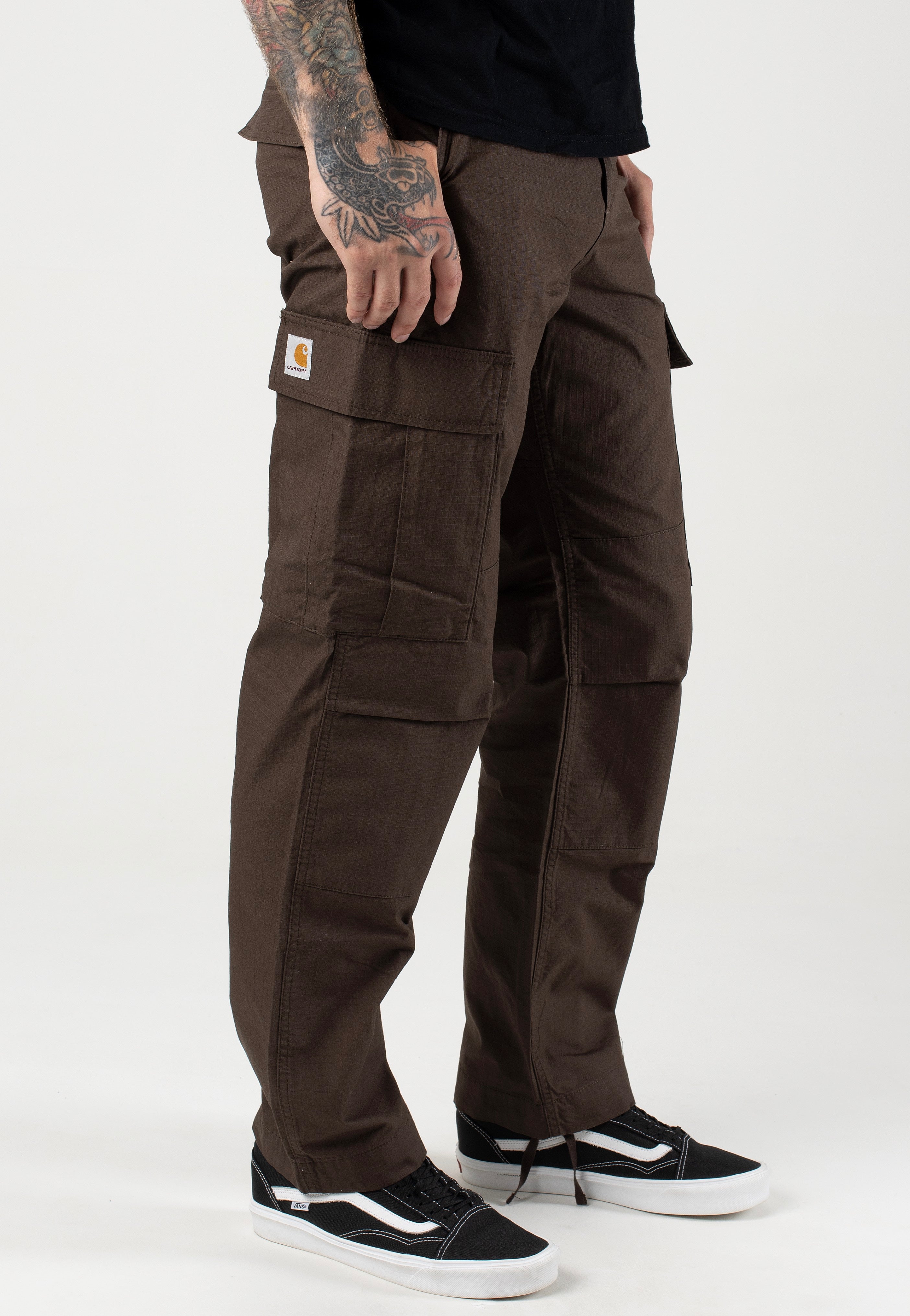 Carhartt WIP - Regular Cargo Rinsed Buckeye - Pants | Men-Image