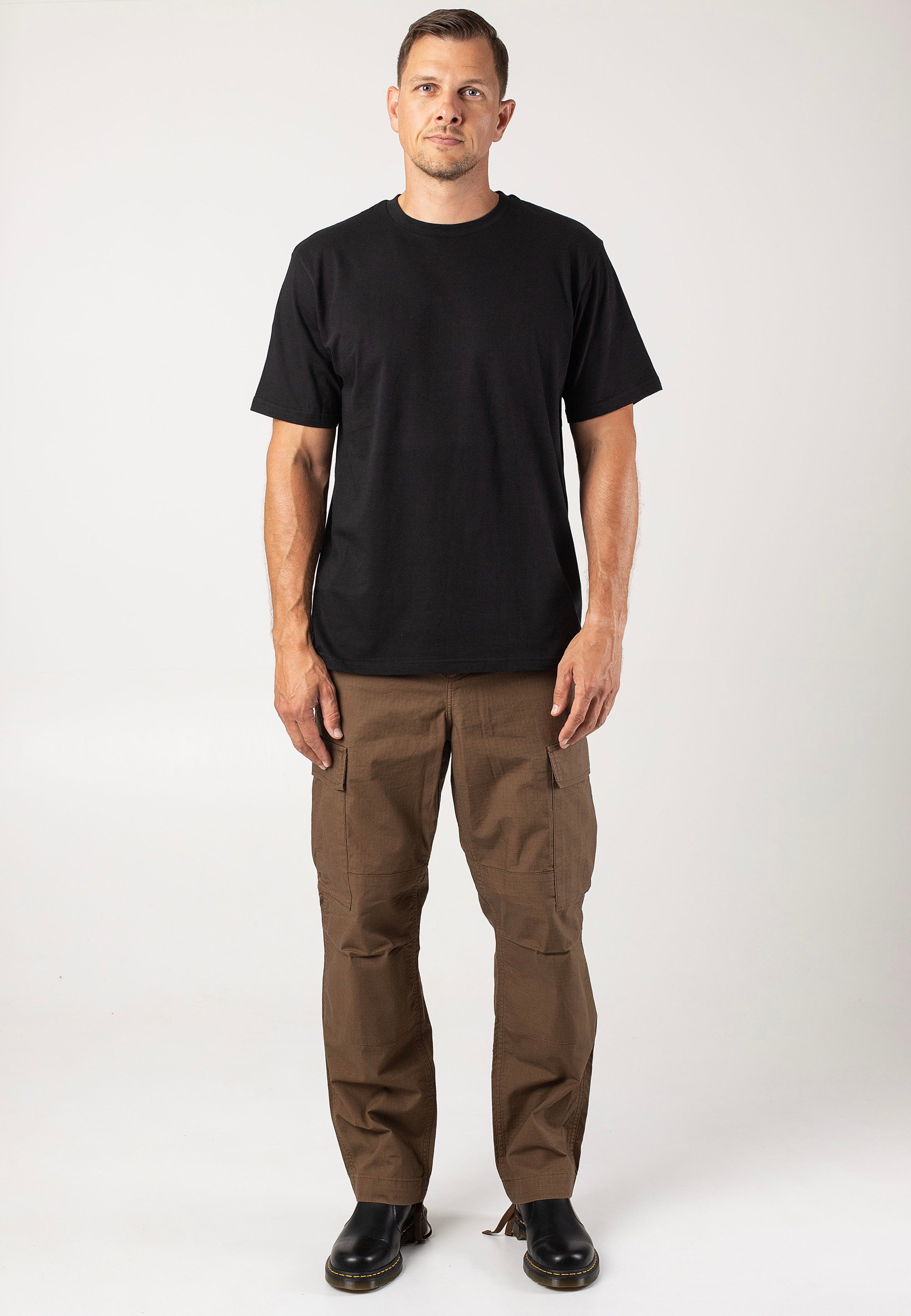 Carhartt WIP - Regular Cargo Rinsed Chocolate - Pants | Men-Image