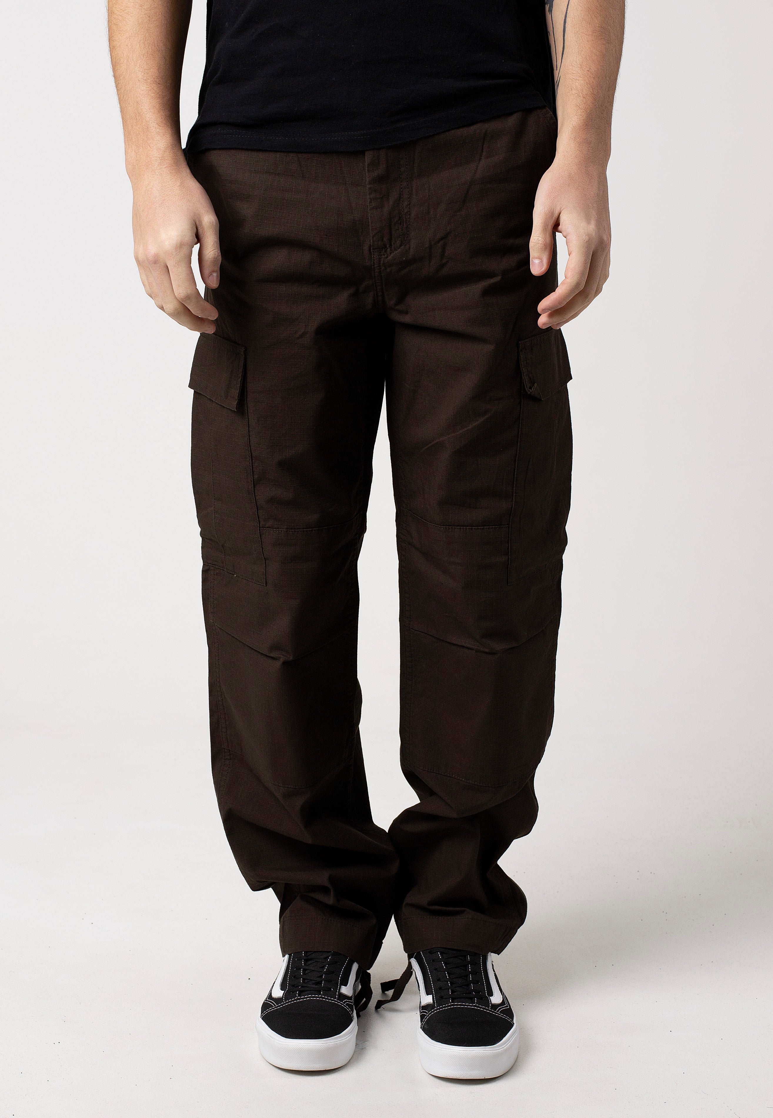 Carhartt WIP - Regular Cargo Rinsed Tobacco - Pants | Men-Image