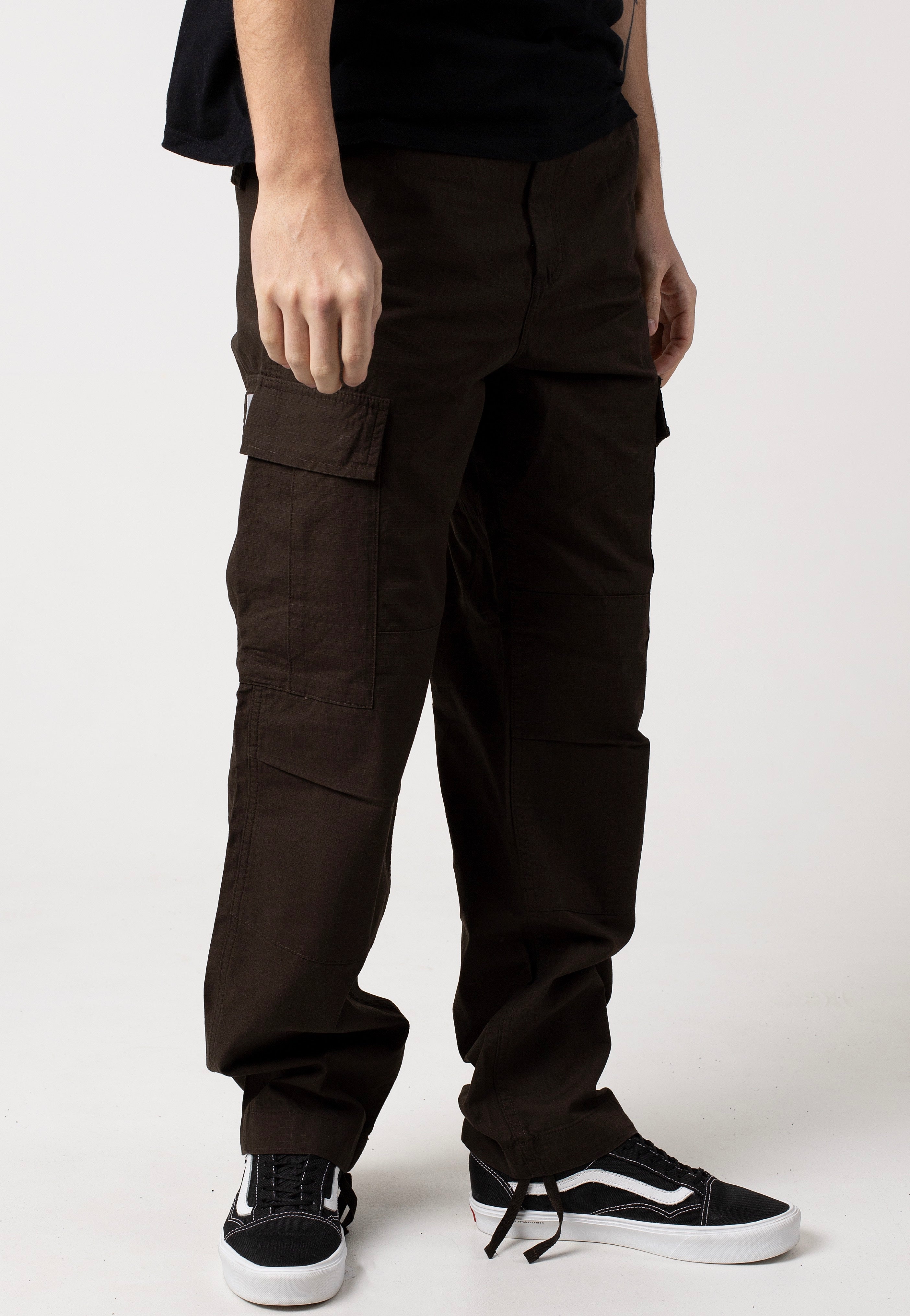 Carhartt WIP - Regular Cargo Rinsed Tobacco - Pants | Men-Image