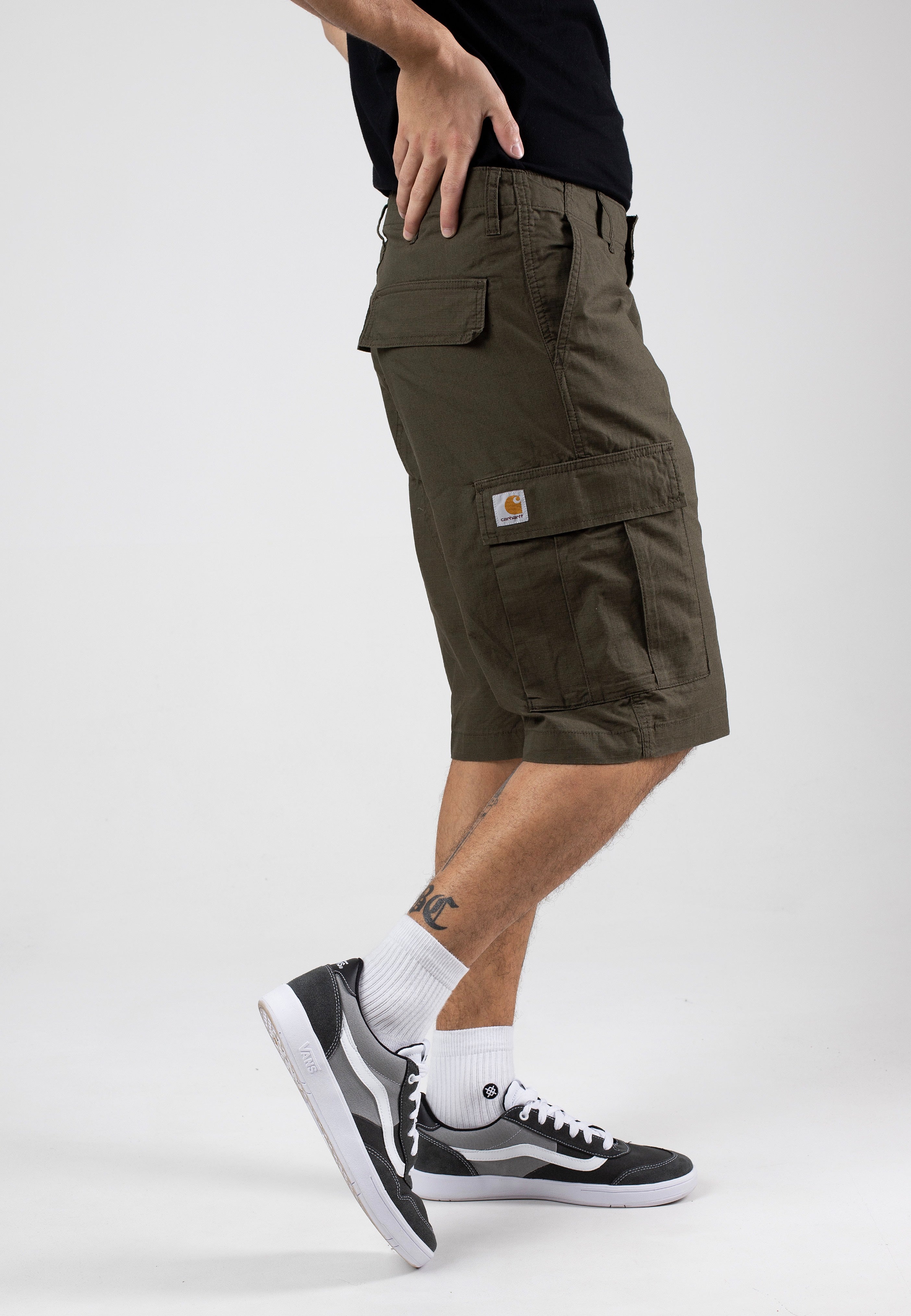 Carhartt WIP - Regular Rinsed Cypress - Shorts | Men-Image